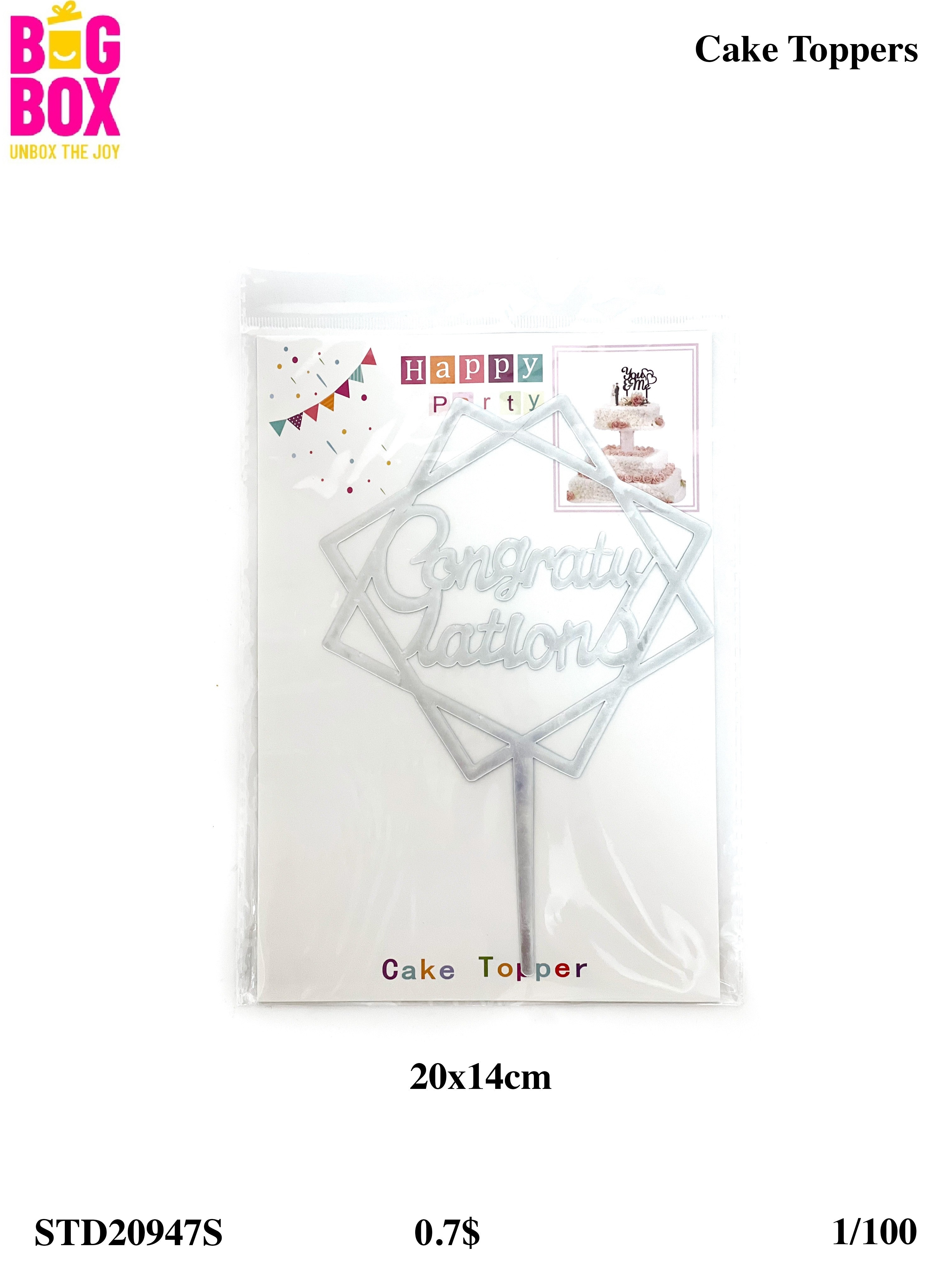 Cake Toppers & Cutters STD20947S