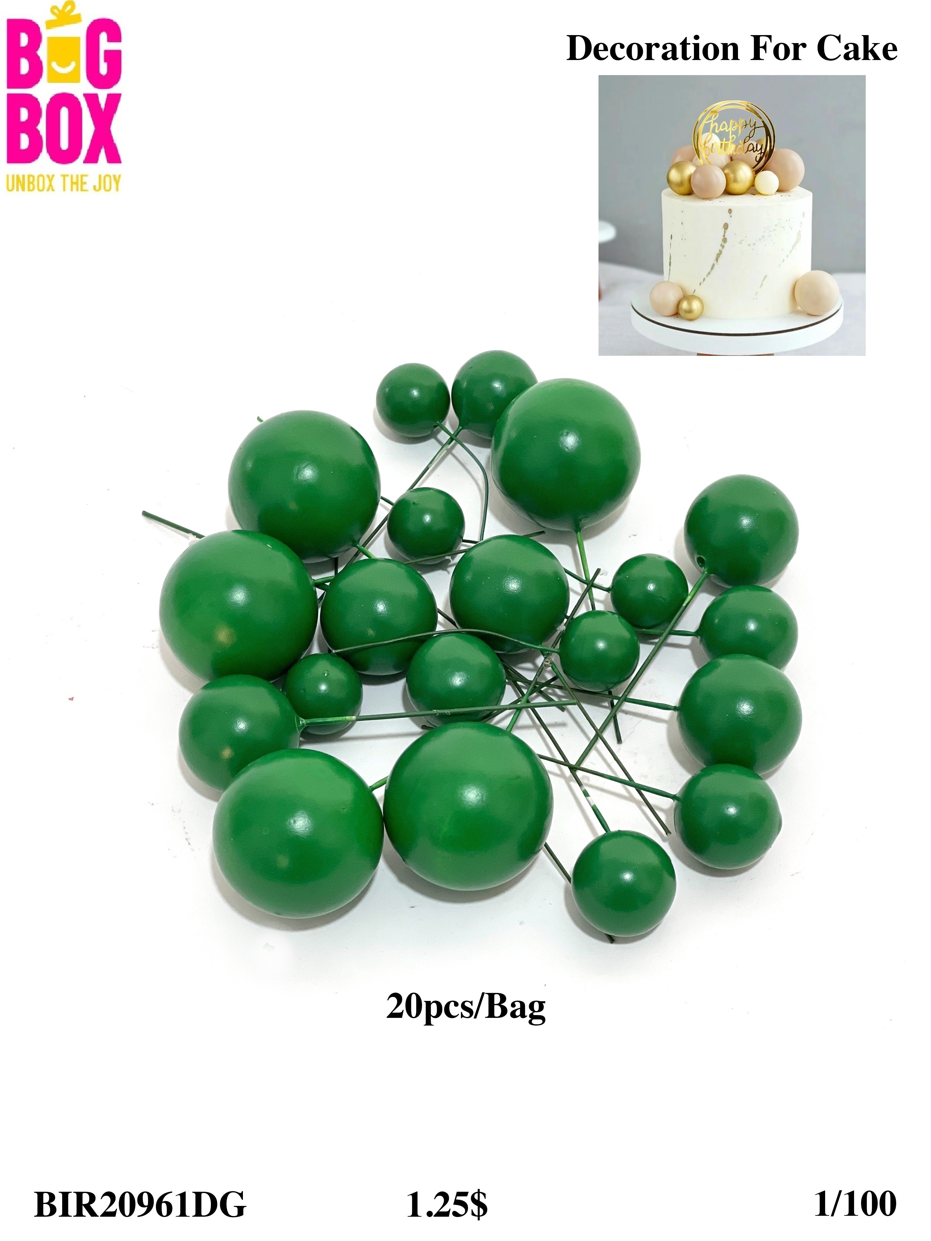 Cakes Decoration BIR20961DG