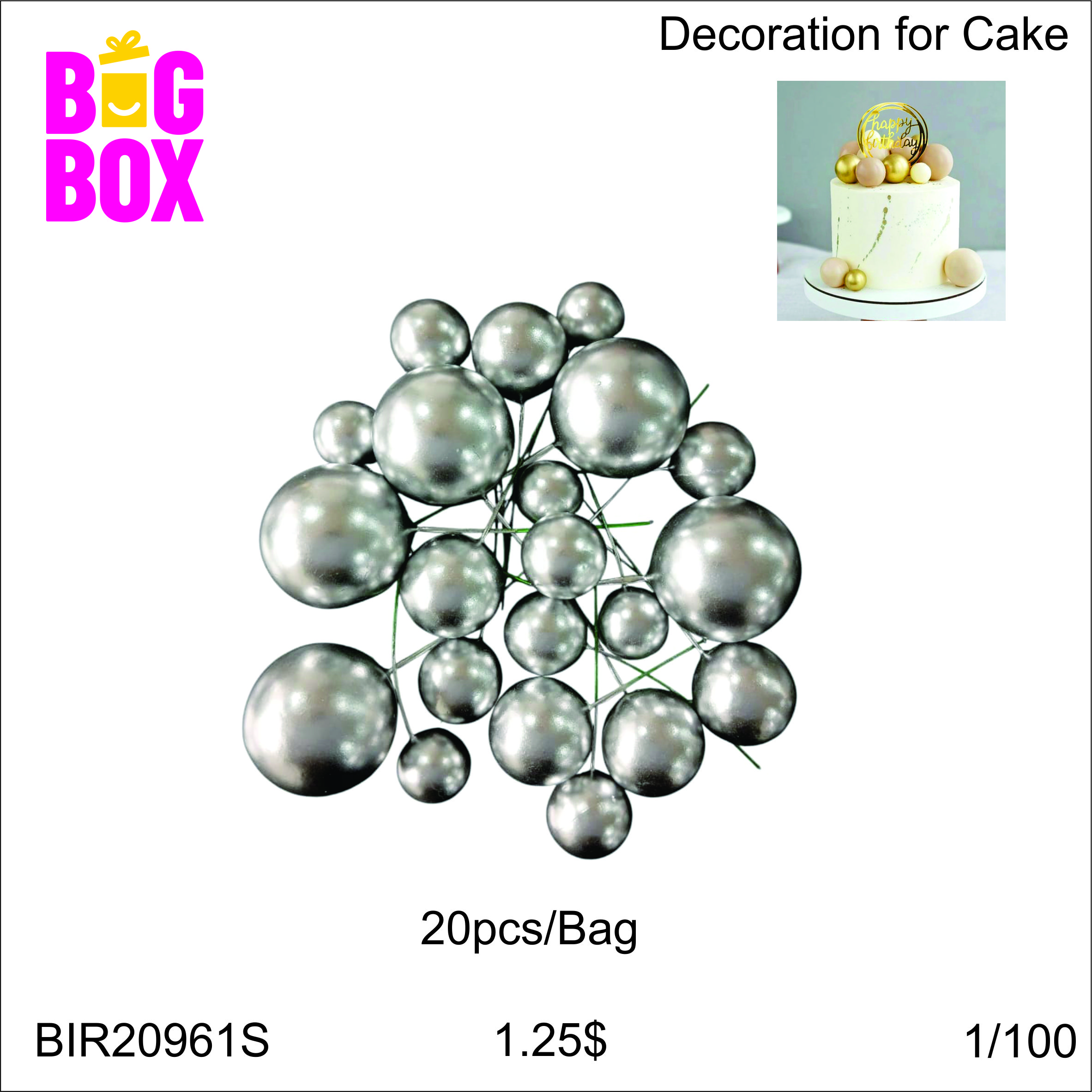 Cakes Decoration BIR20961S