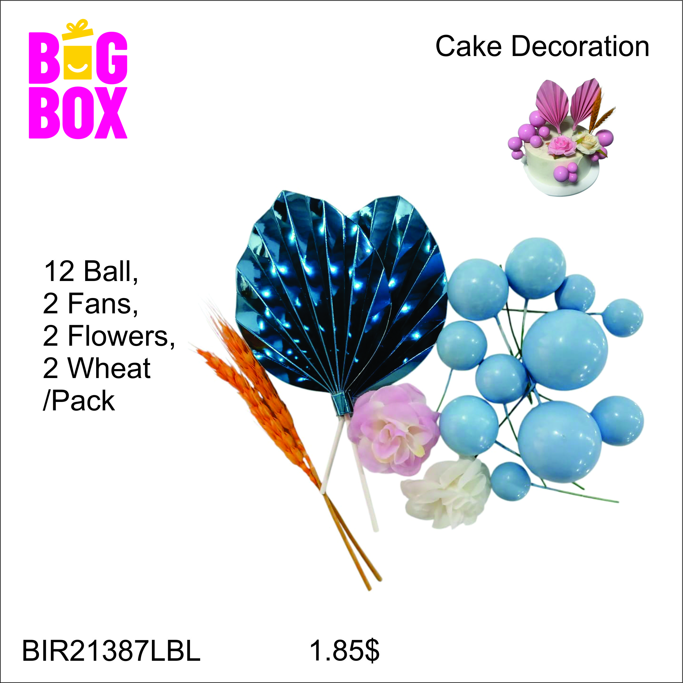 Cakes Decoration BIR21387LBL