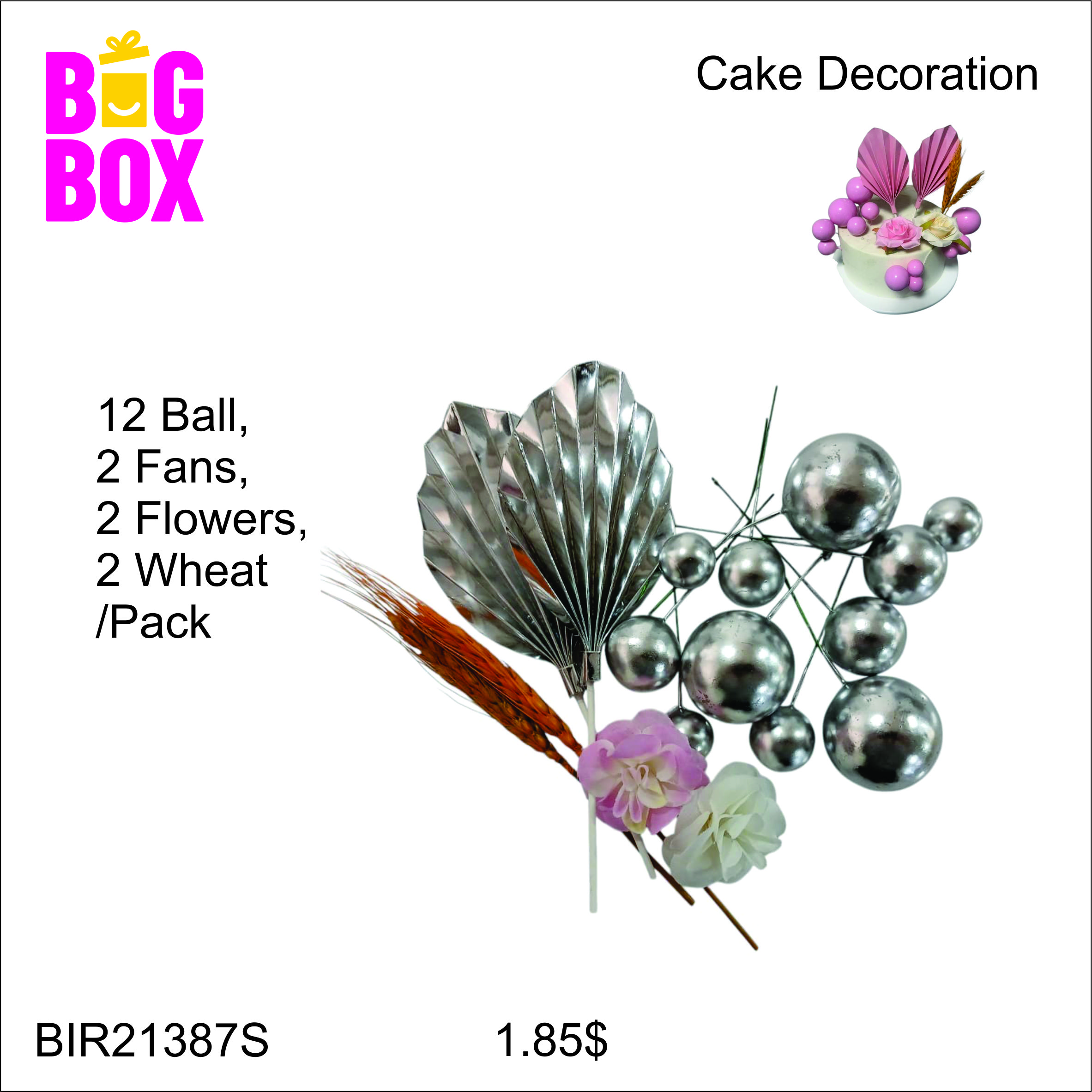 Cakes Decoration BIR21387S