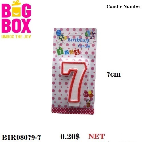 No. Candles BIR08079-7