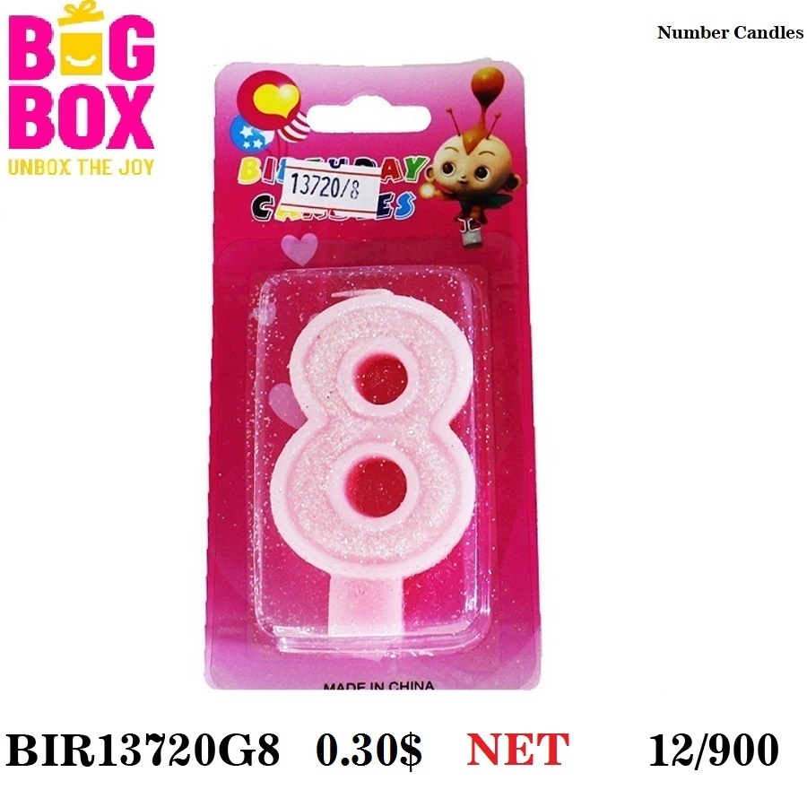 No. Candles BIR13720G8