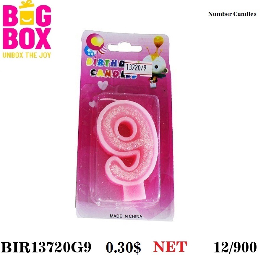 No. Candles BIR13720G9