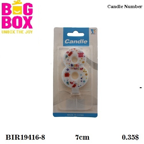 No. Candles BIR19416-8