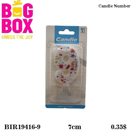 No. Candles BIR19416-9