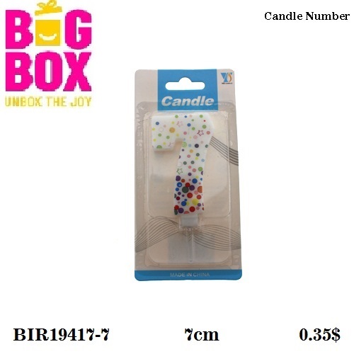 No. Candles BIR19417-7