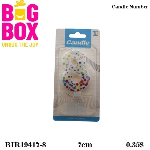 No. Candles BIR19417-8