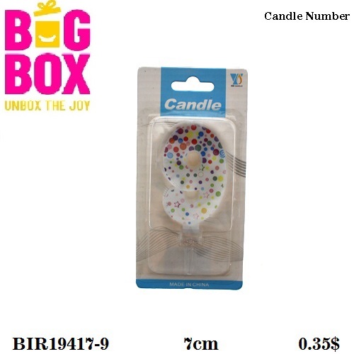 No. Candles BIR19417-9