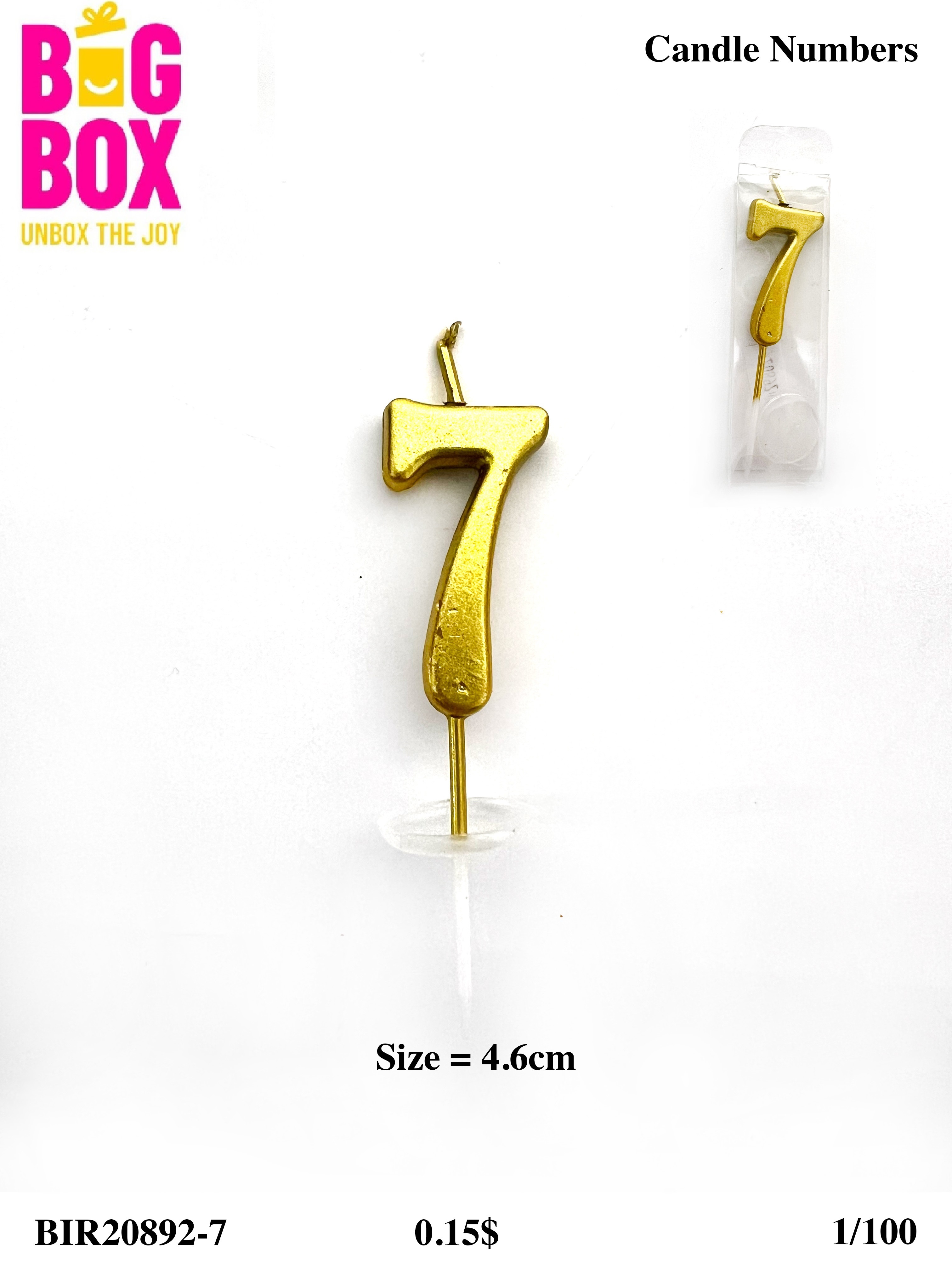 No. Candles BIR20892-7