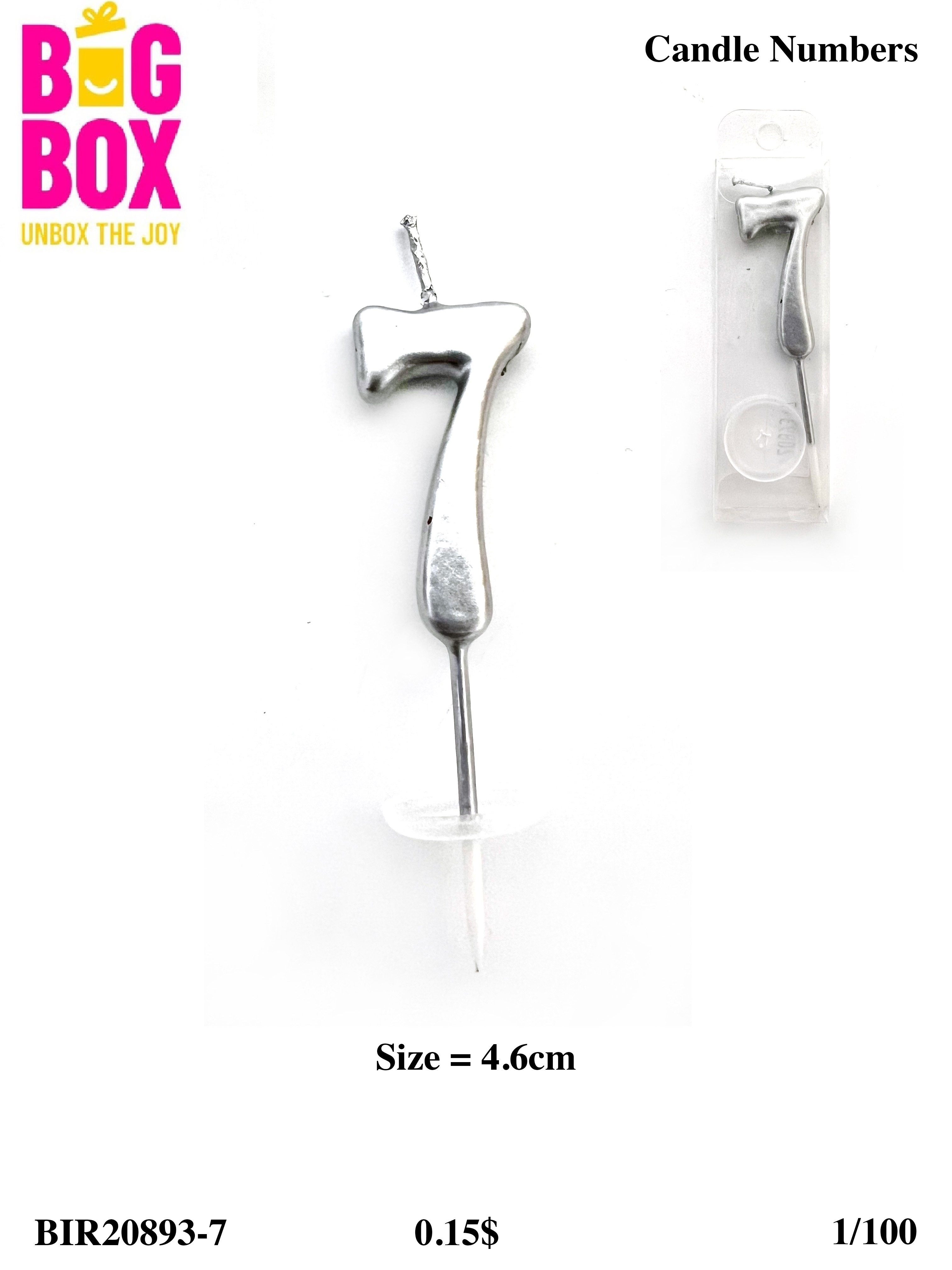 No. Candles BIR20893-7