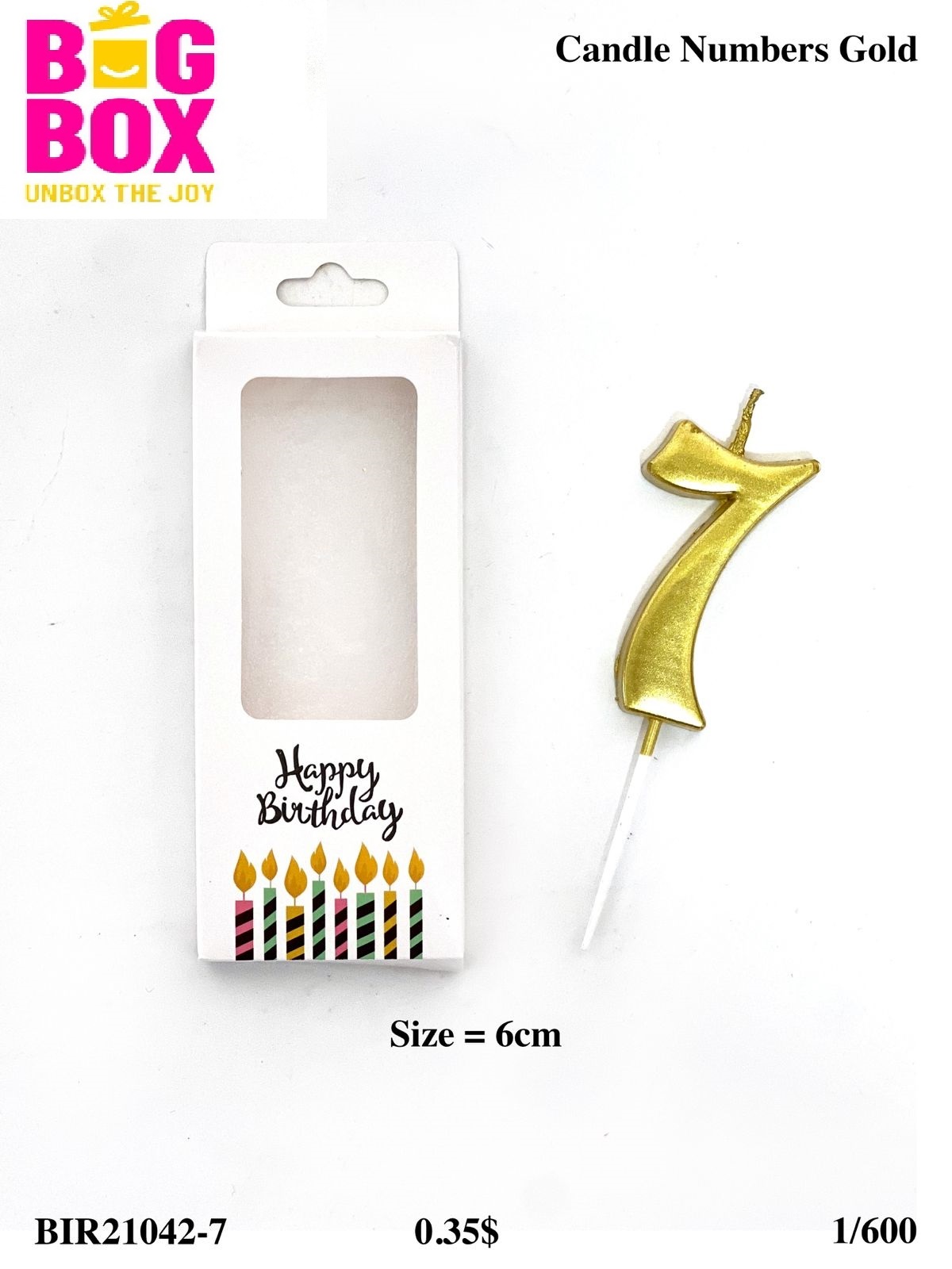 No. Candles BIR21042-7