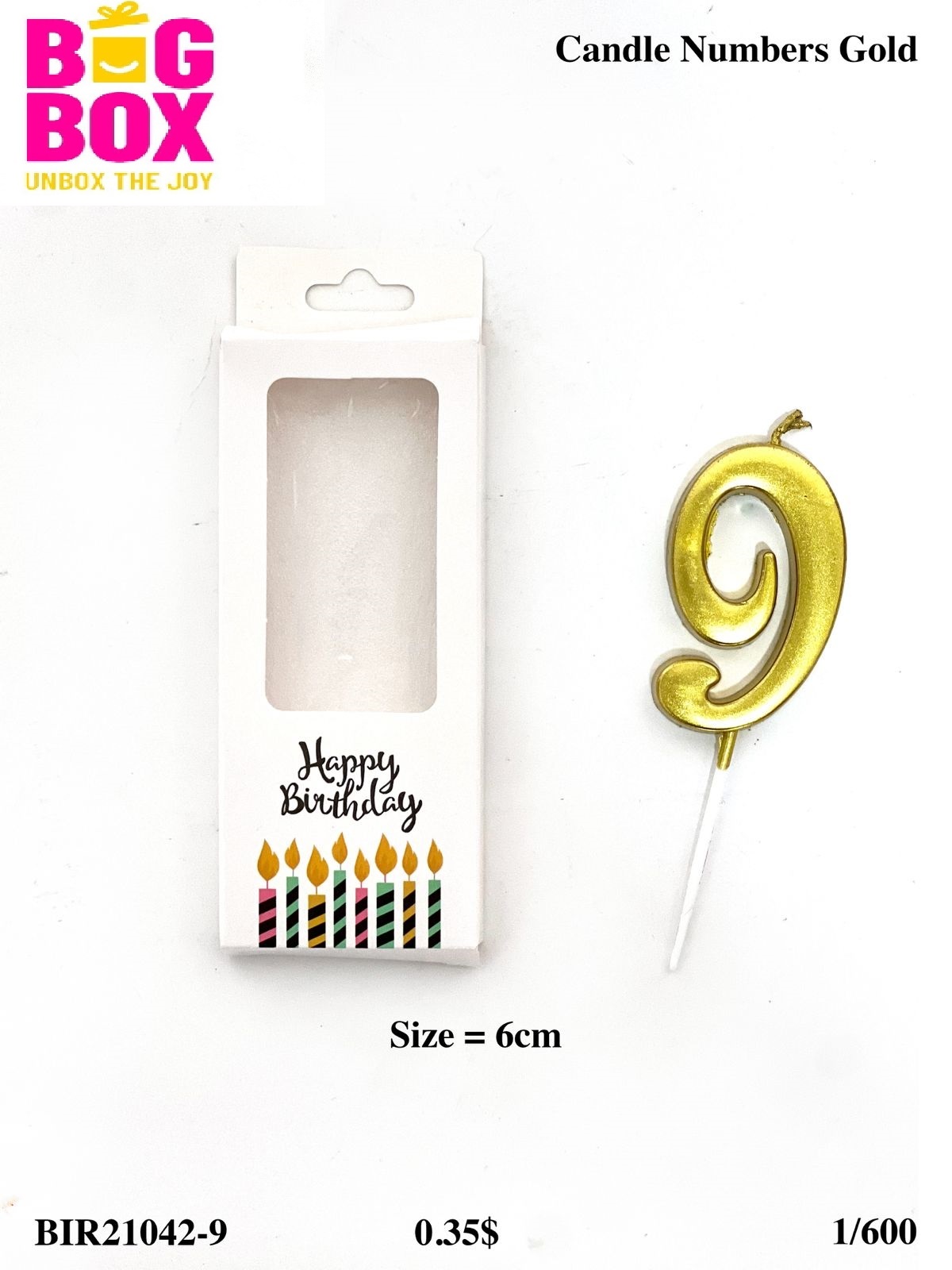 No. Candles BIR21042-9