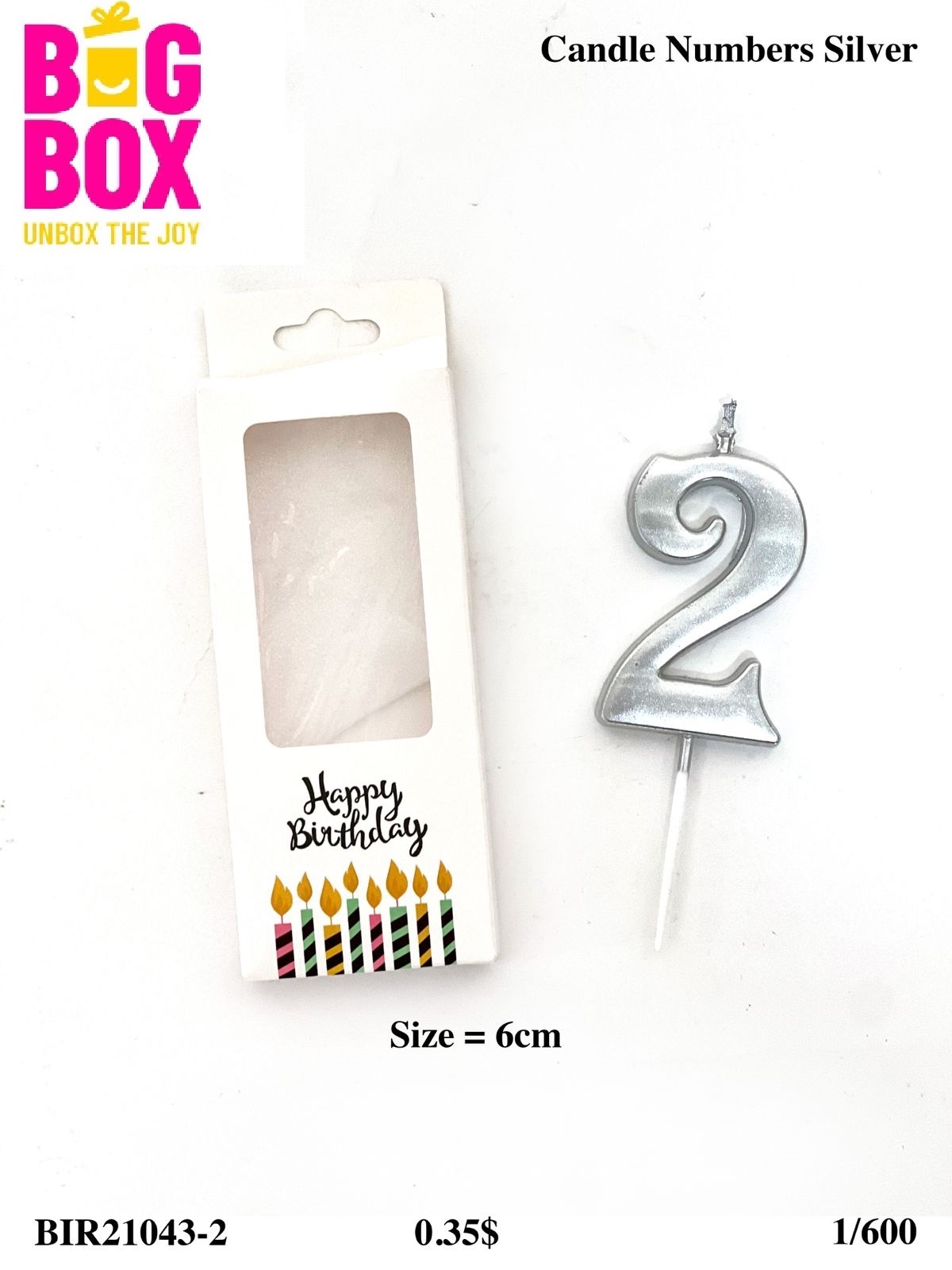 No. Candles BIR21043-2