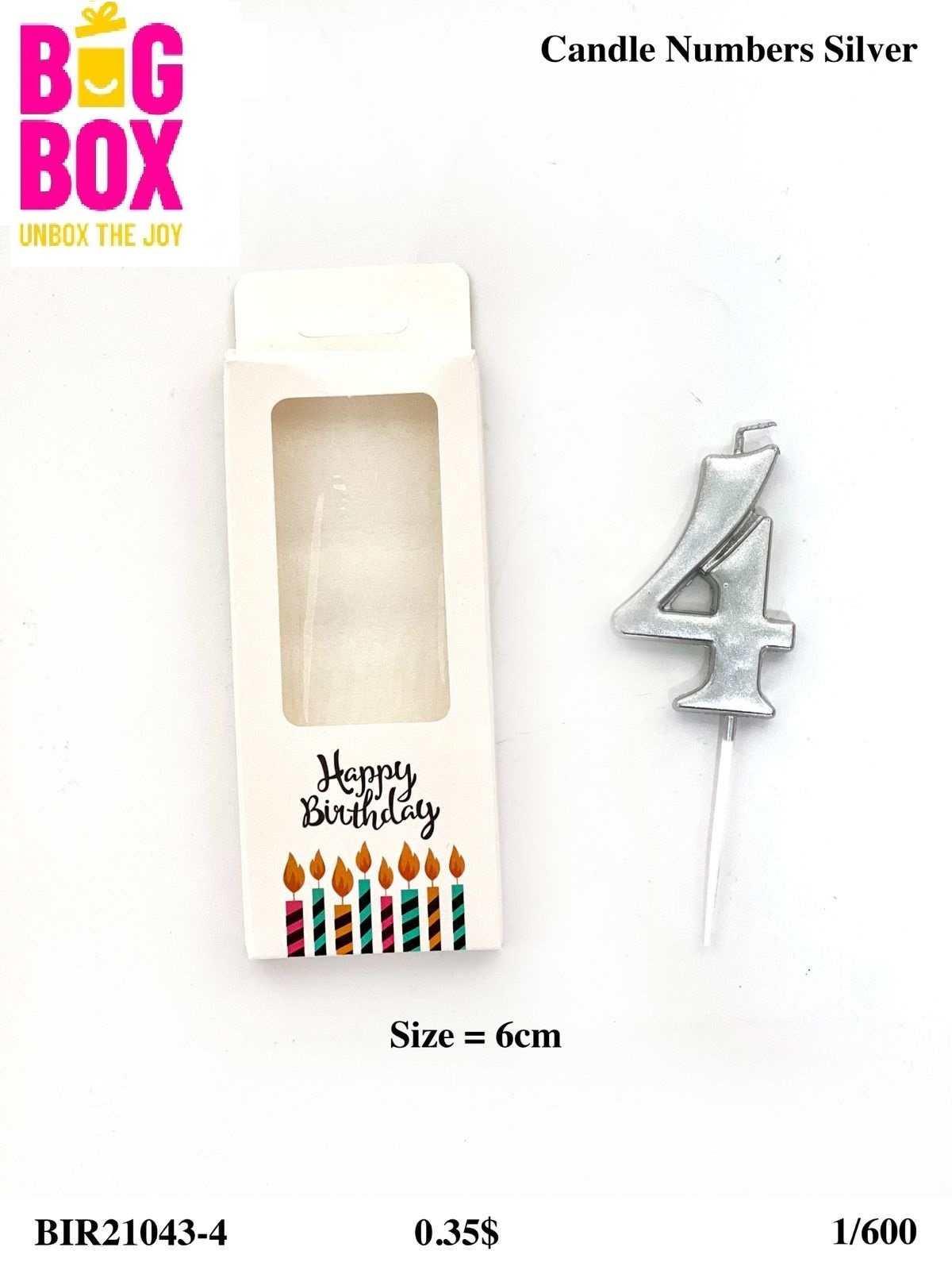 No. Candles BIR21043-4