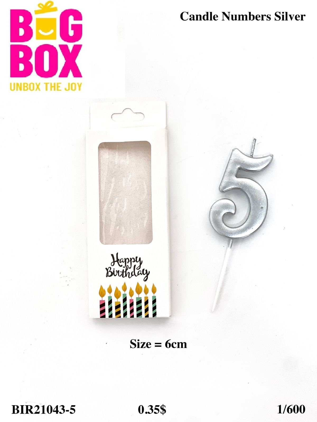 No. Candles BIR21043-5