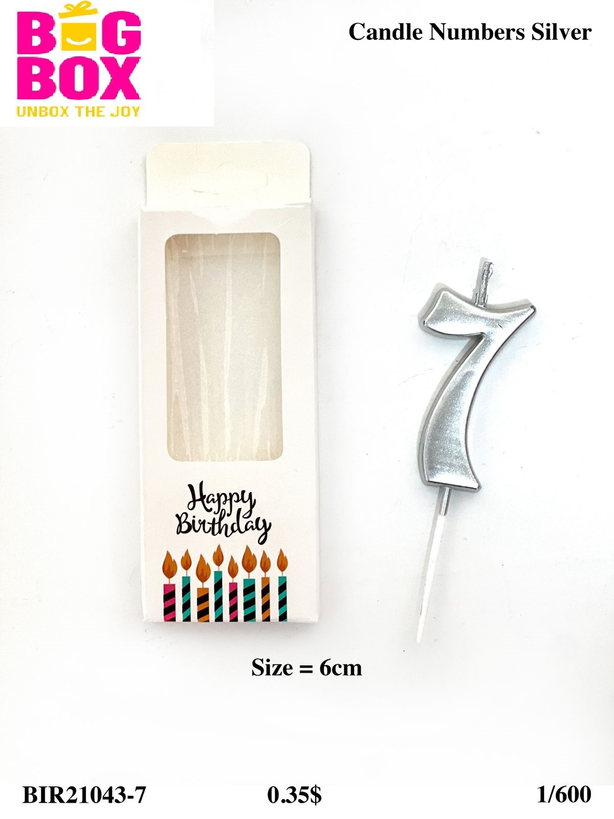 No. Candles BIR21043-7