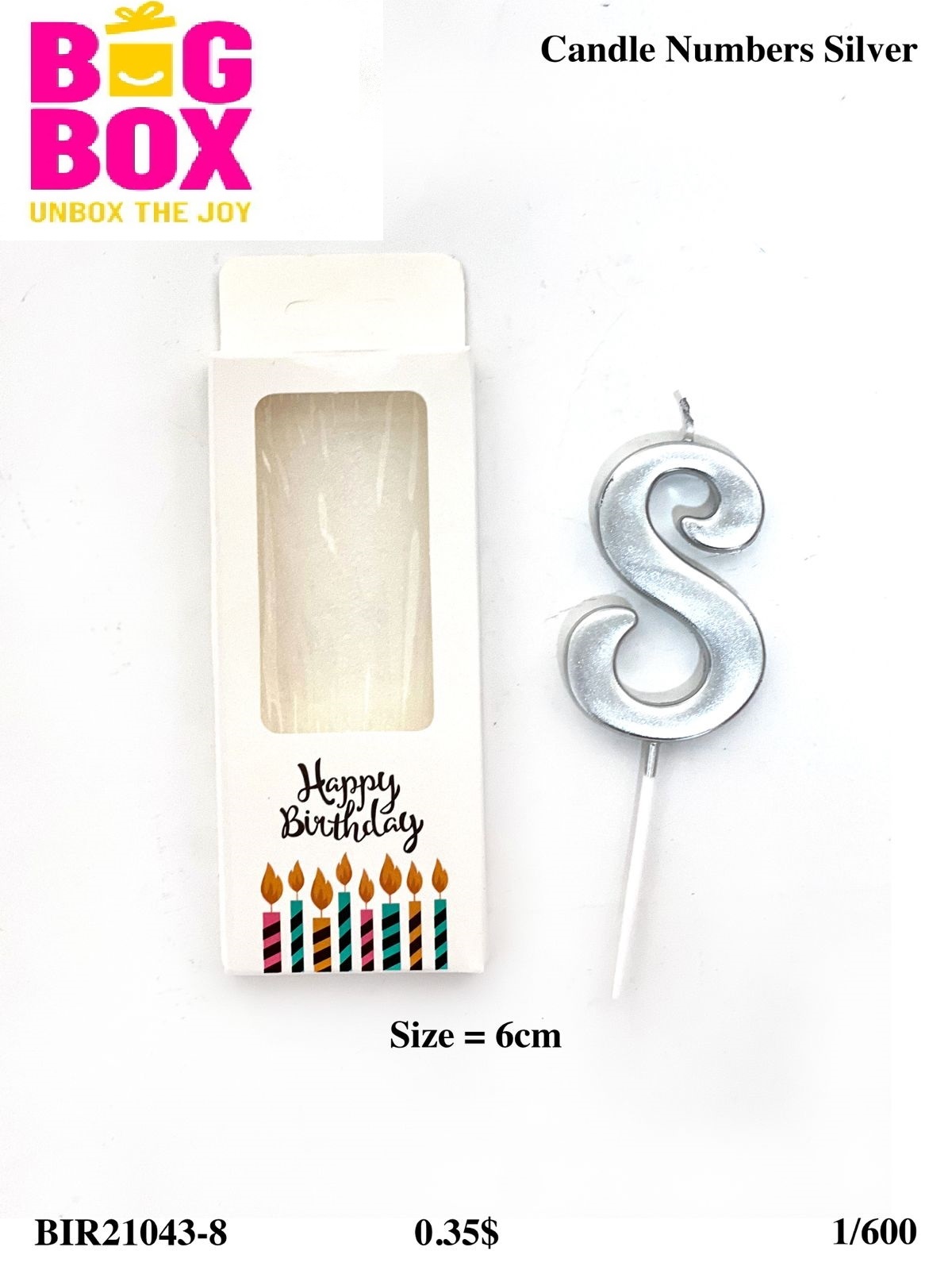 No. Candles BIR21043-8