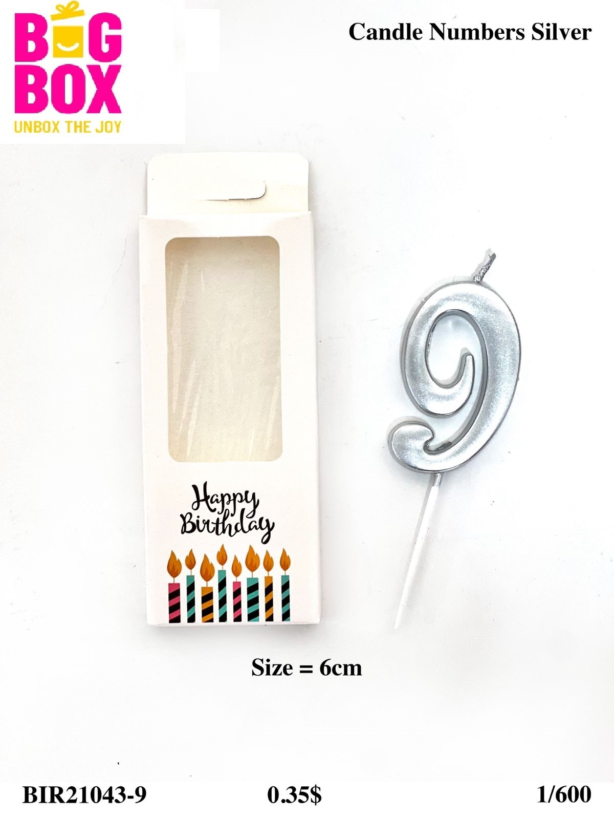 No. Candles BIR21043-9