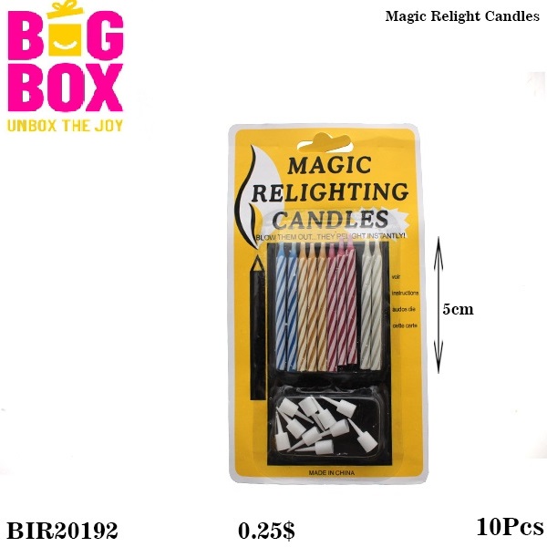 Stylish Magic Candles BIR20192