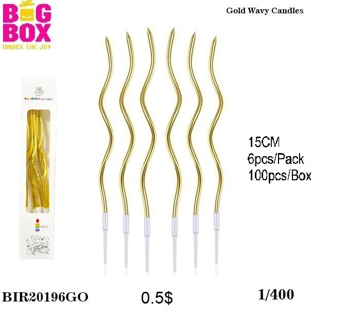 Stylish Magic Candles BIR20196GO