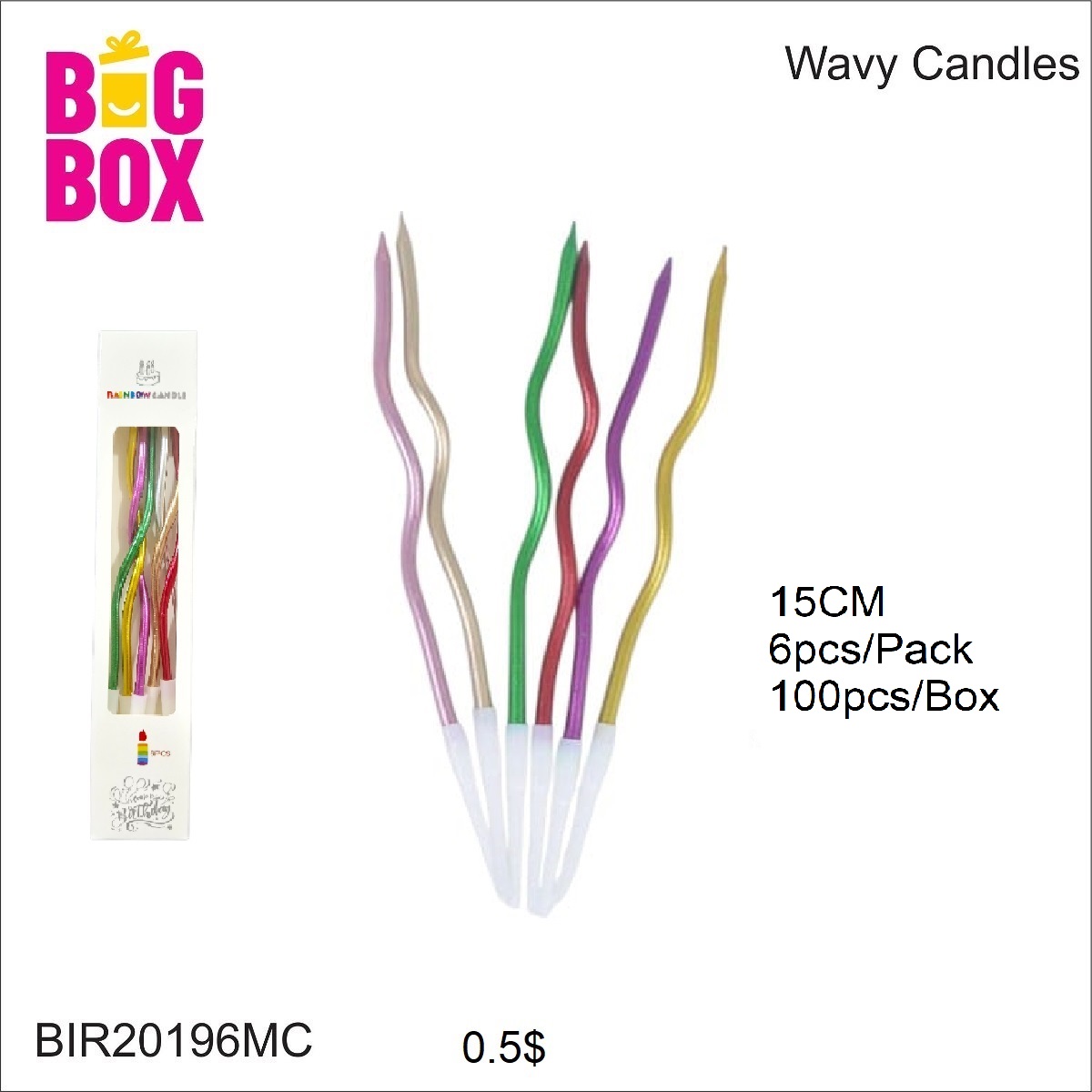 Stylish Magic Candles BIR20196MC