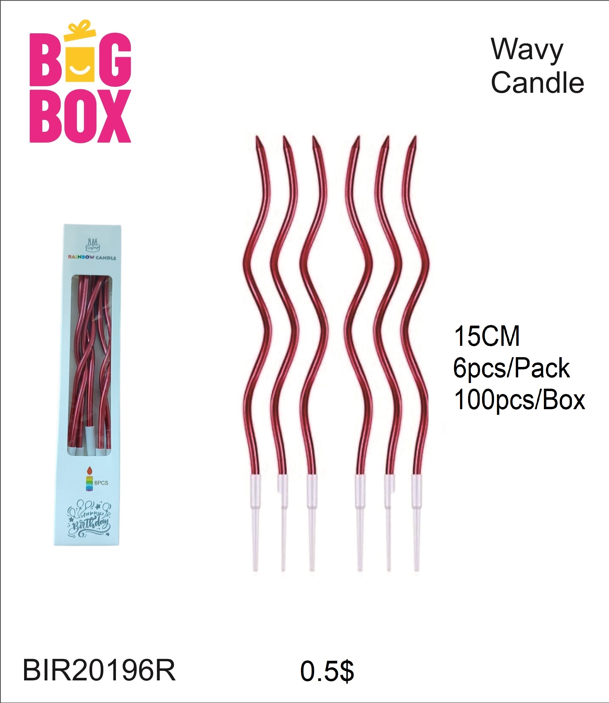 Stylish Magic Candles BIR20196R