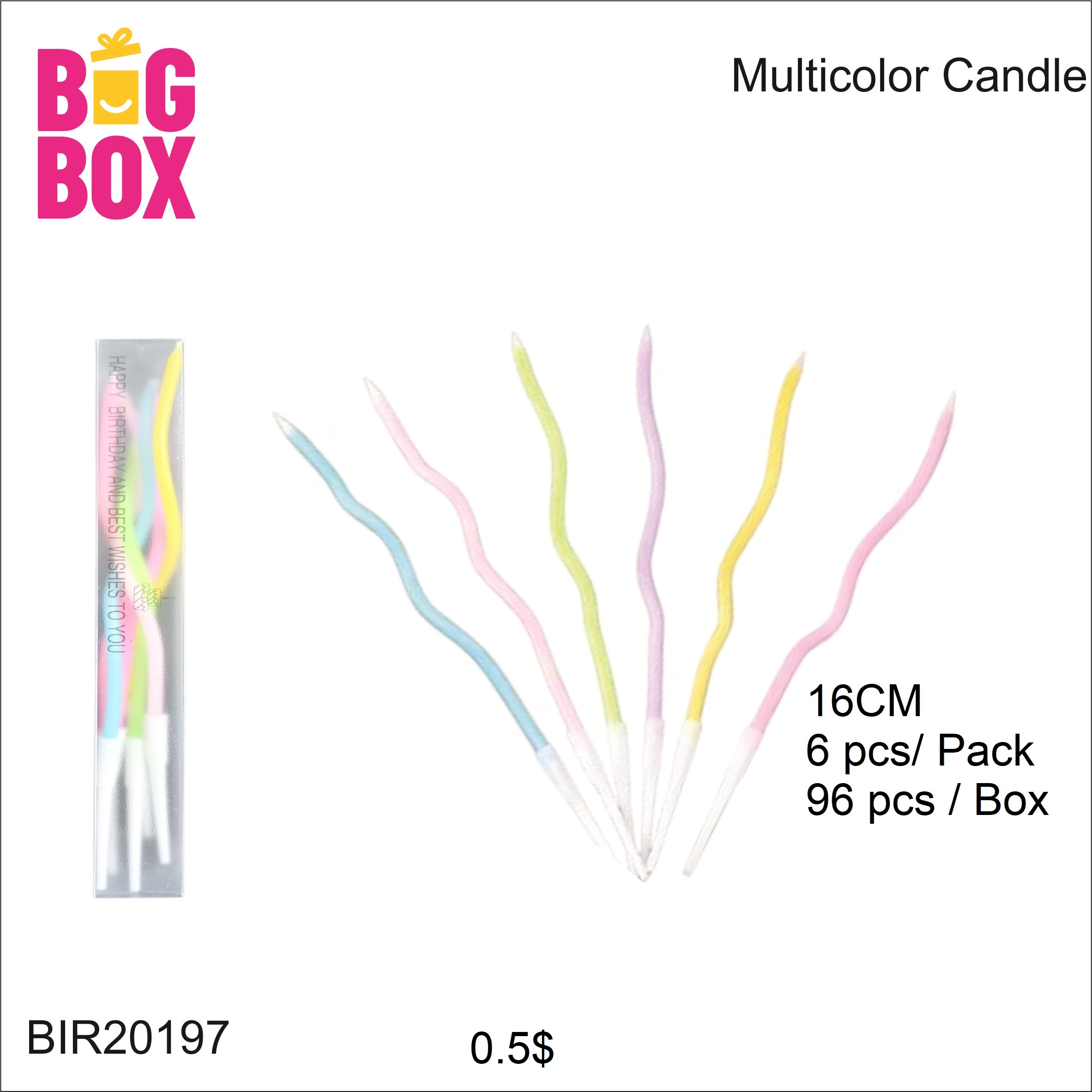 Stylish Magic Candles BIR20197