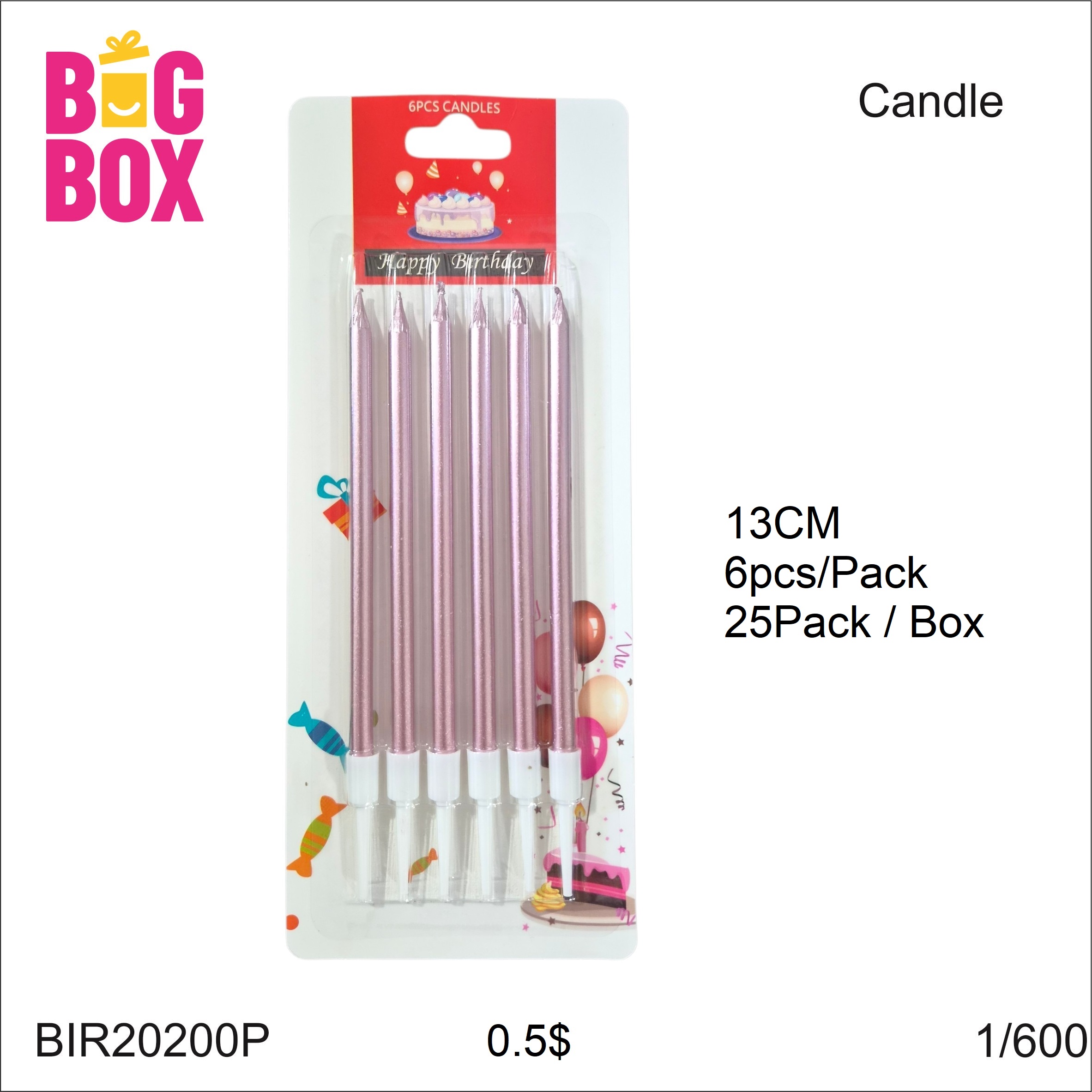 Stylish Magic Candles BIR20200P