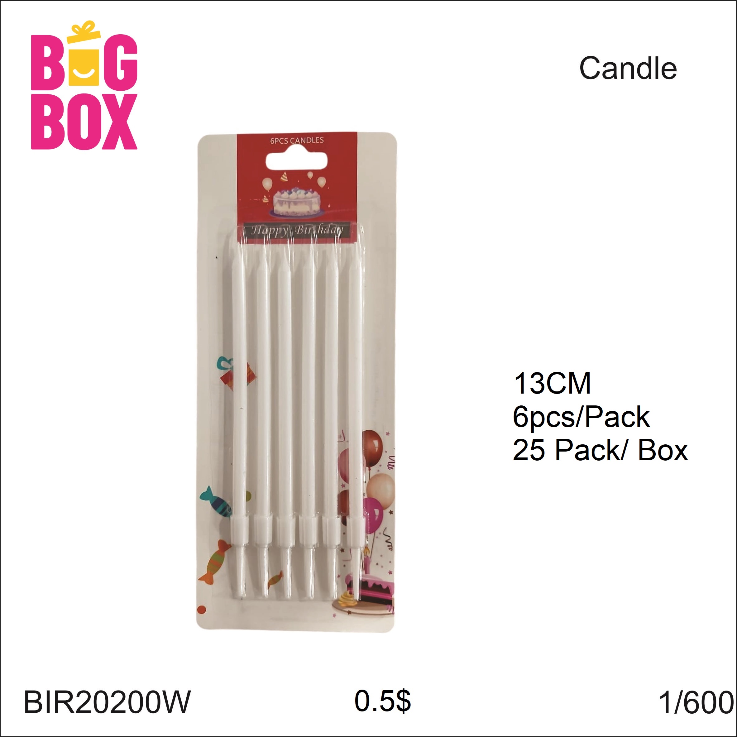 Stylish Magic Candles BIR20200W
