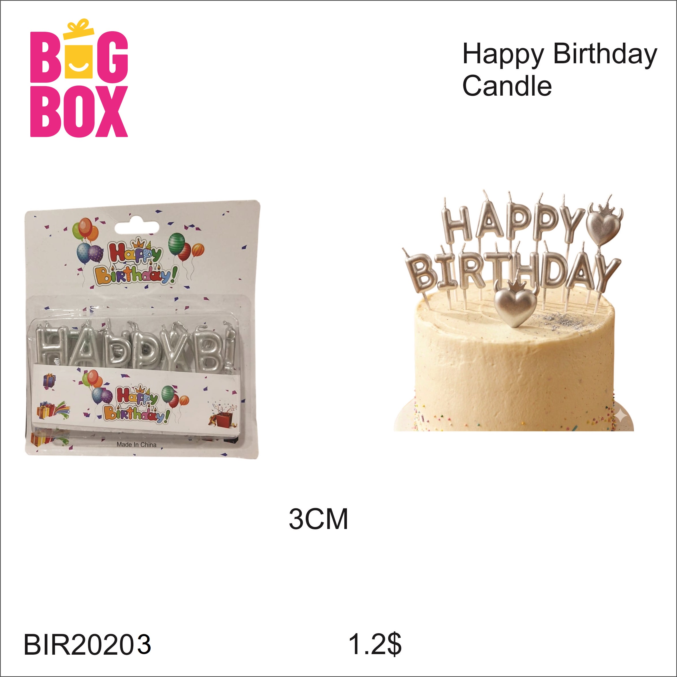 Stylish Magic Candles BIR20203