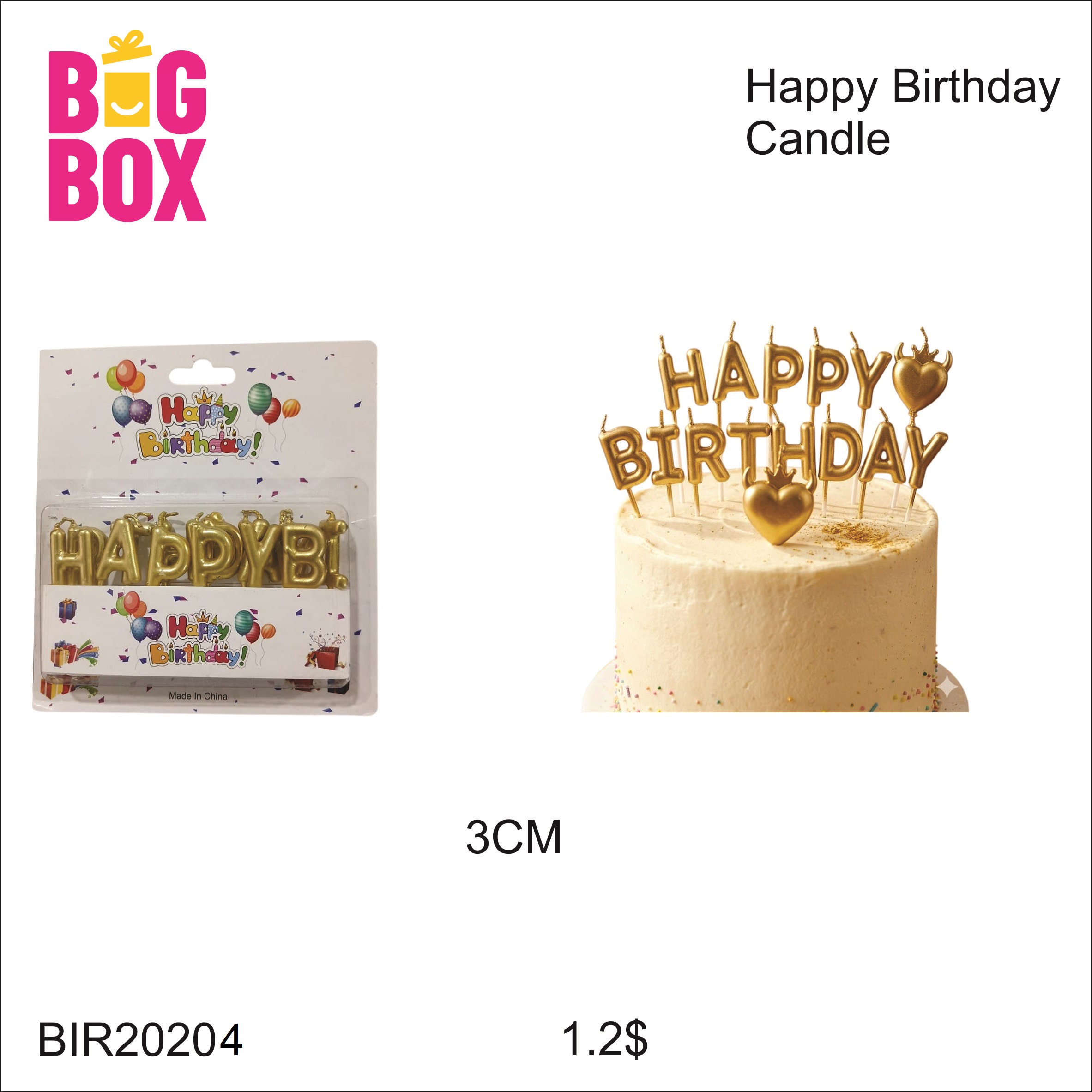 Stylish Magic Candles BIR20204