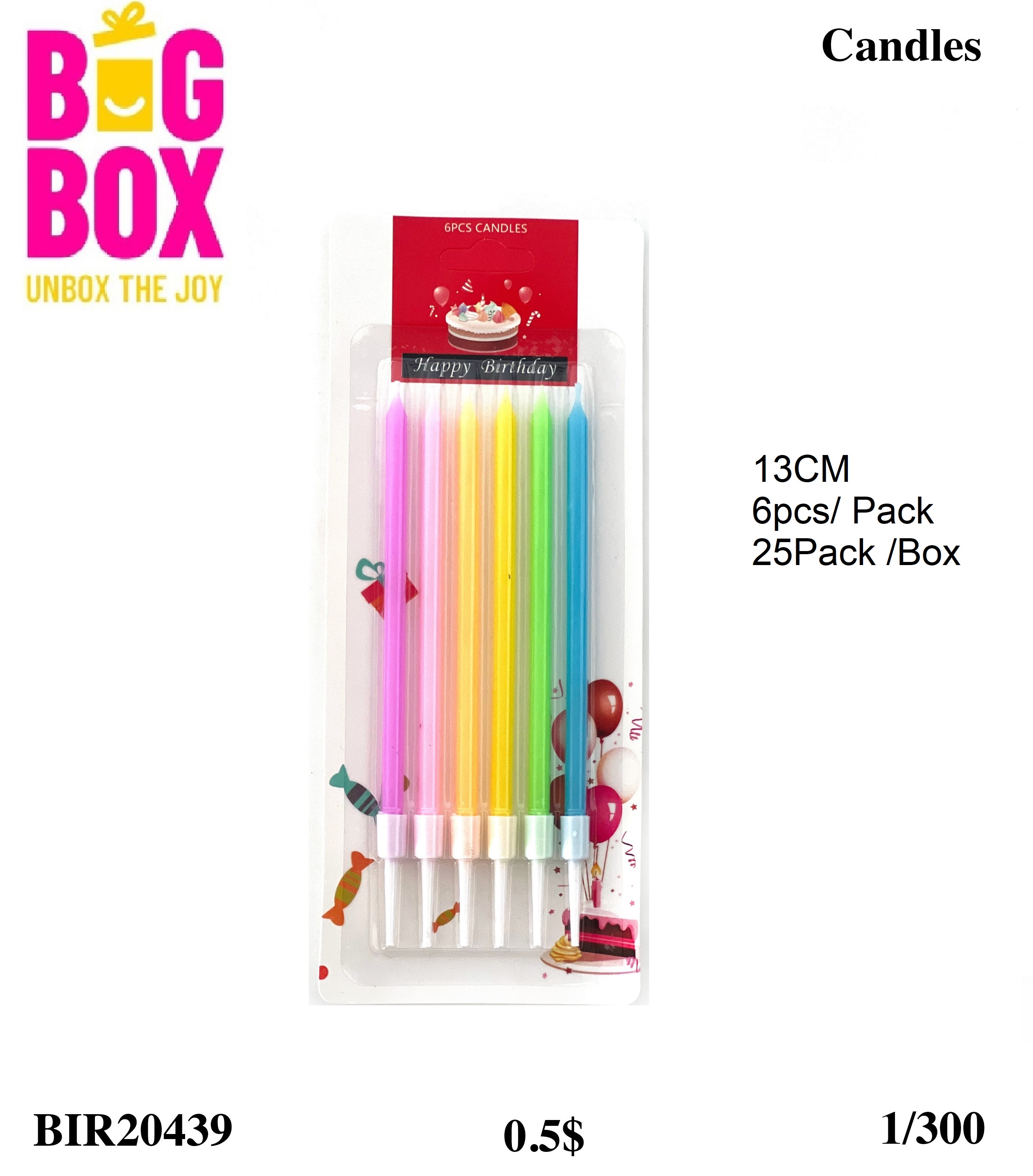 Stylish Magic Candles BIR20439