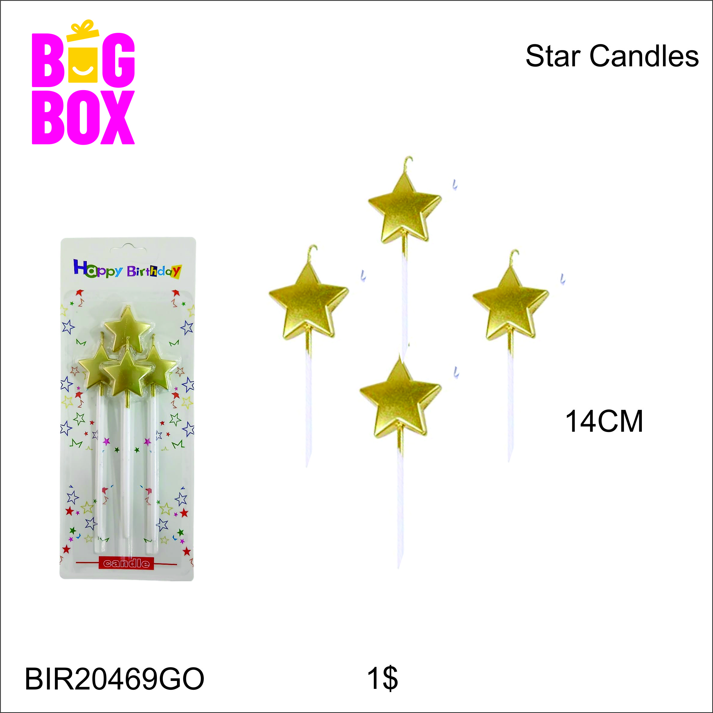 Stylish Magic Candles BIR20469GO