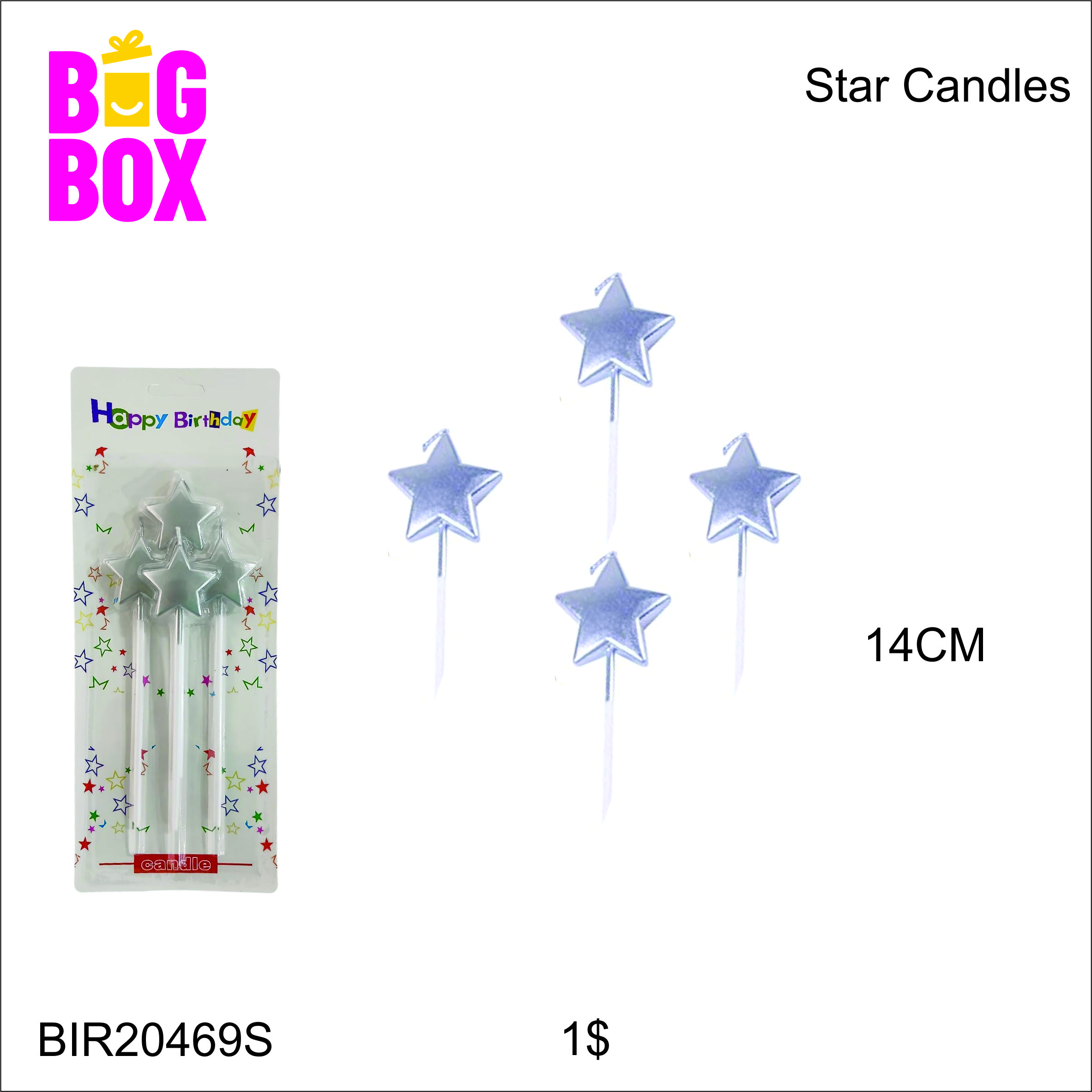 Stylish Magic Candles BIR20469S