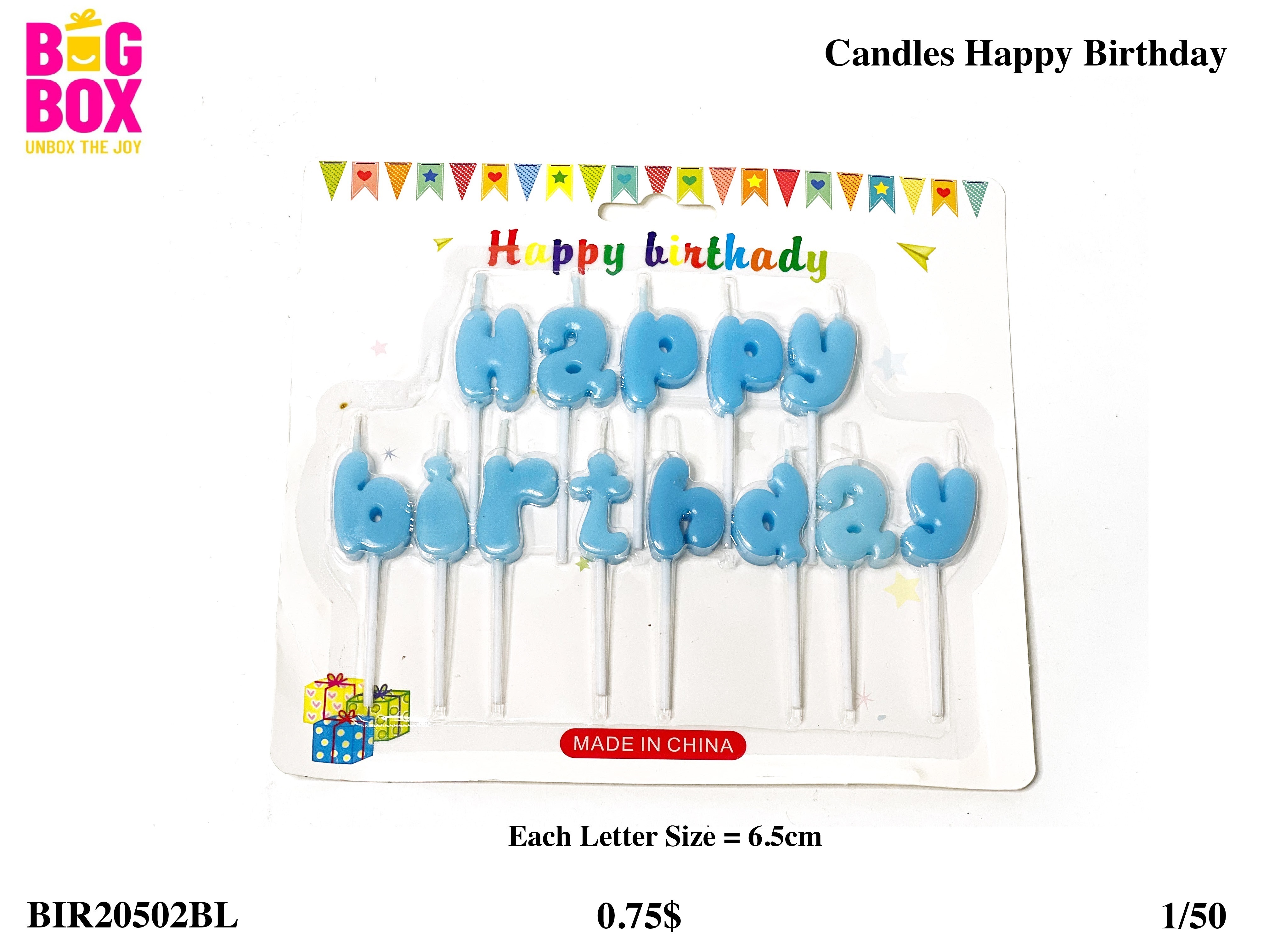 Stylish Magic Candles BIR20502BL