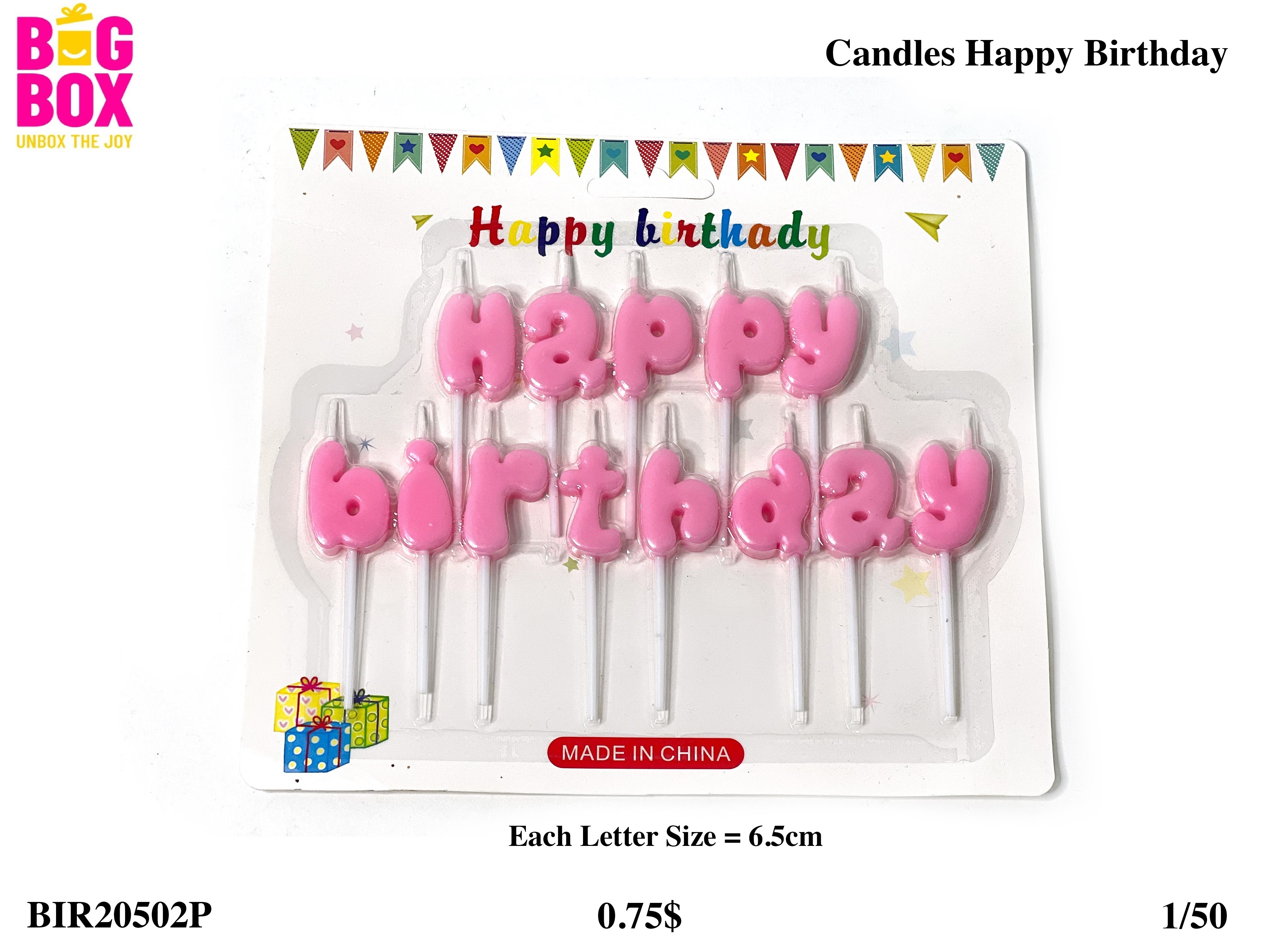 Stylish Magic Candles BIR20502P