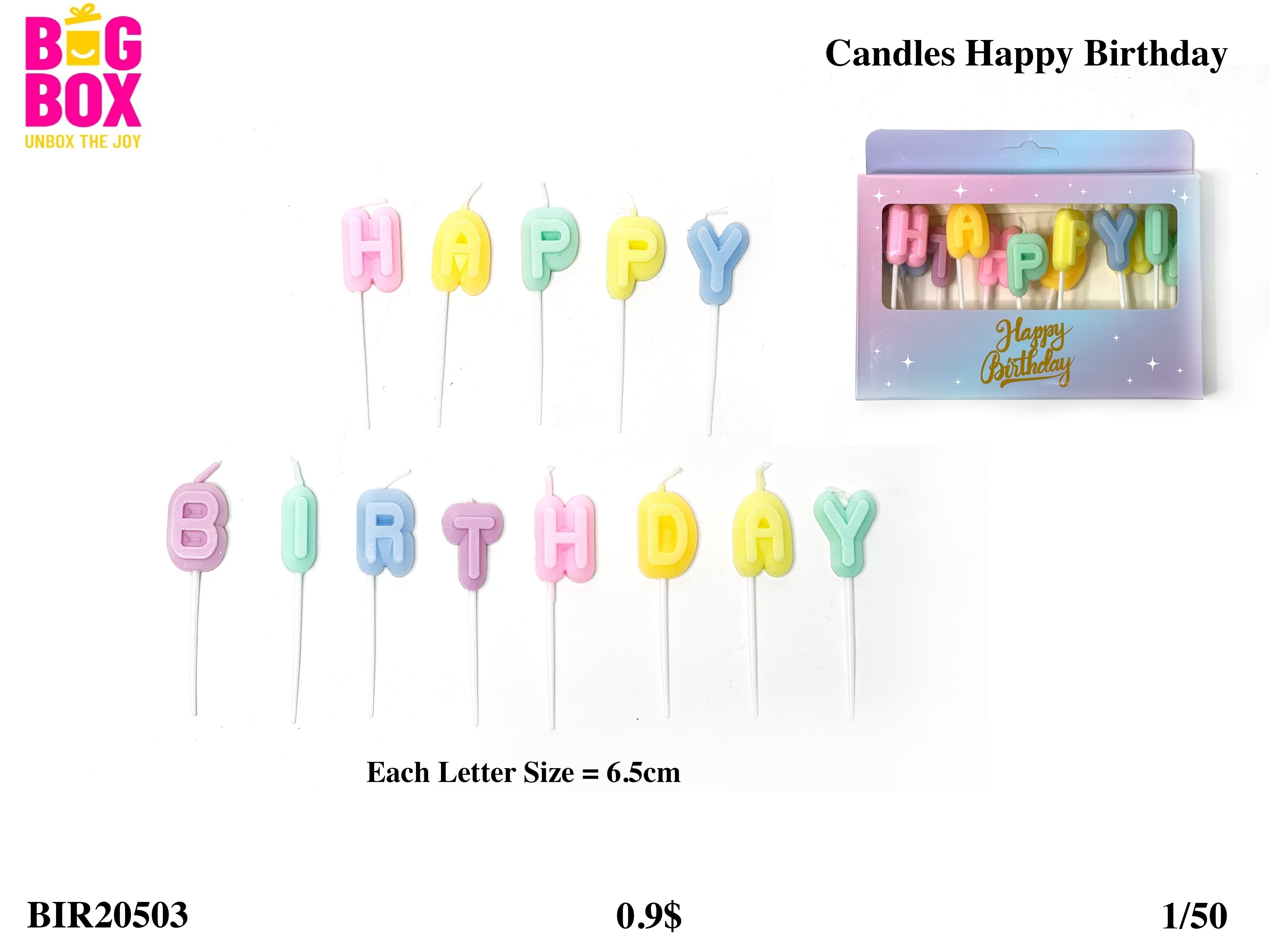 Stylish Magic Candles BIR20503