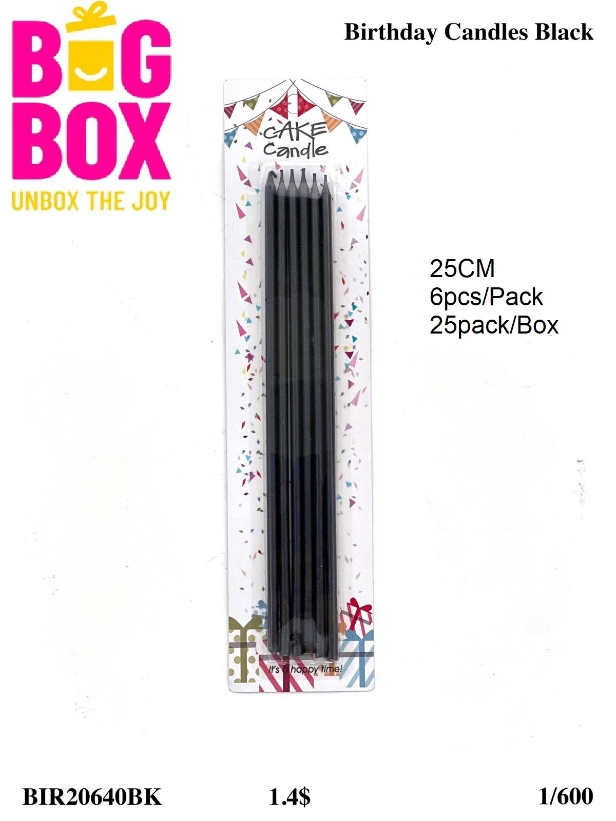 Stylish Magic Candles BIR20640BK