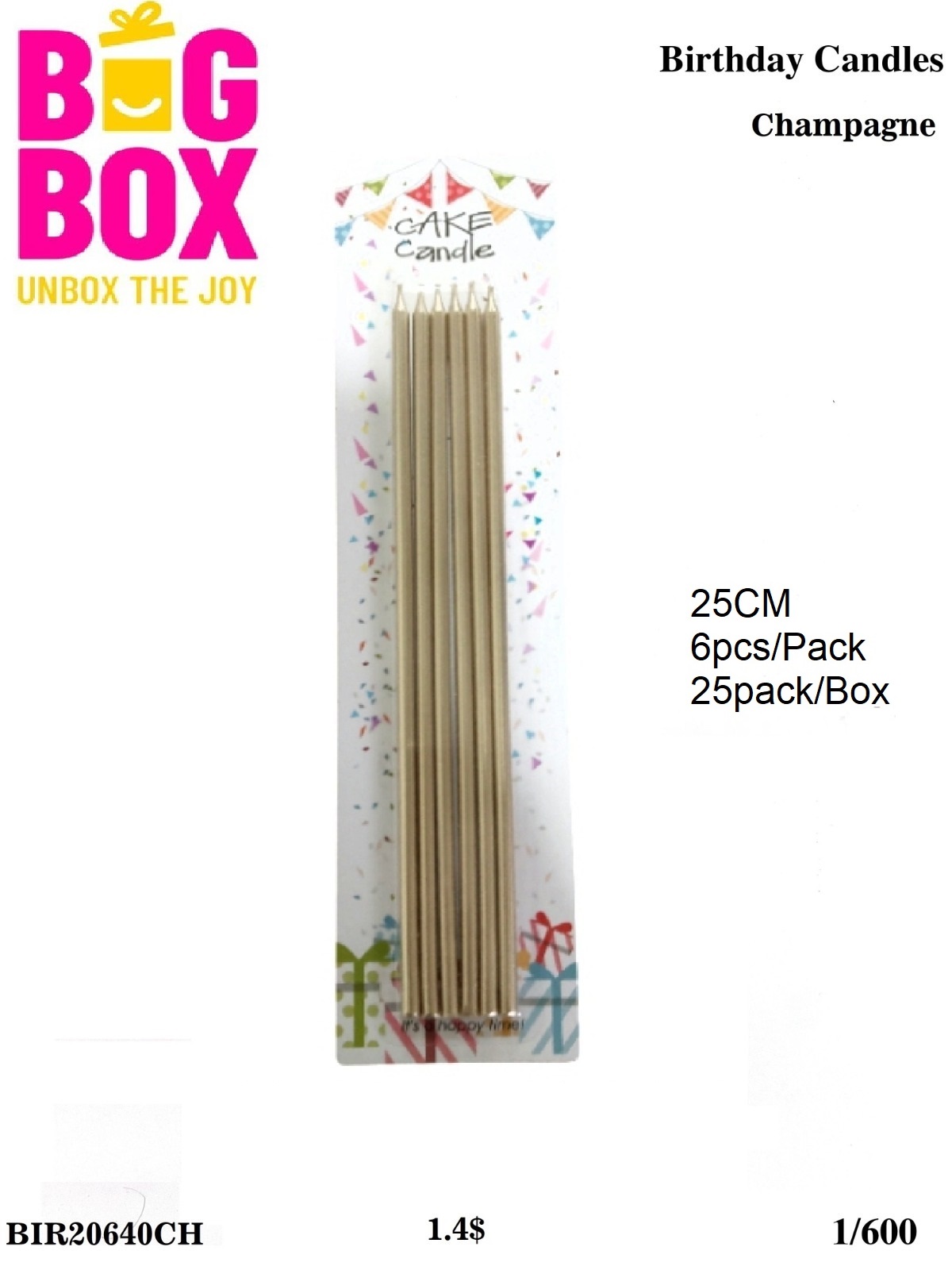 Stylish Magic Candles BIR20640CH
