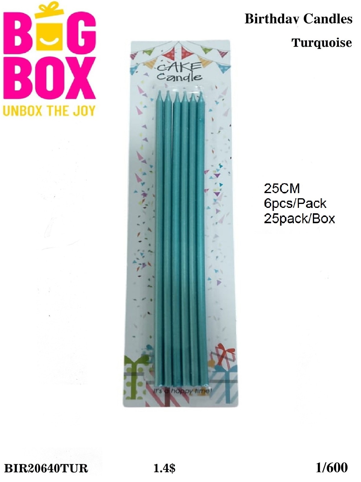 Stylish Magic Candles BIR20640TUR