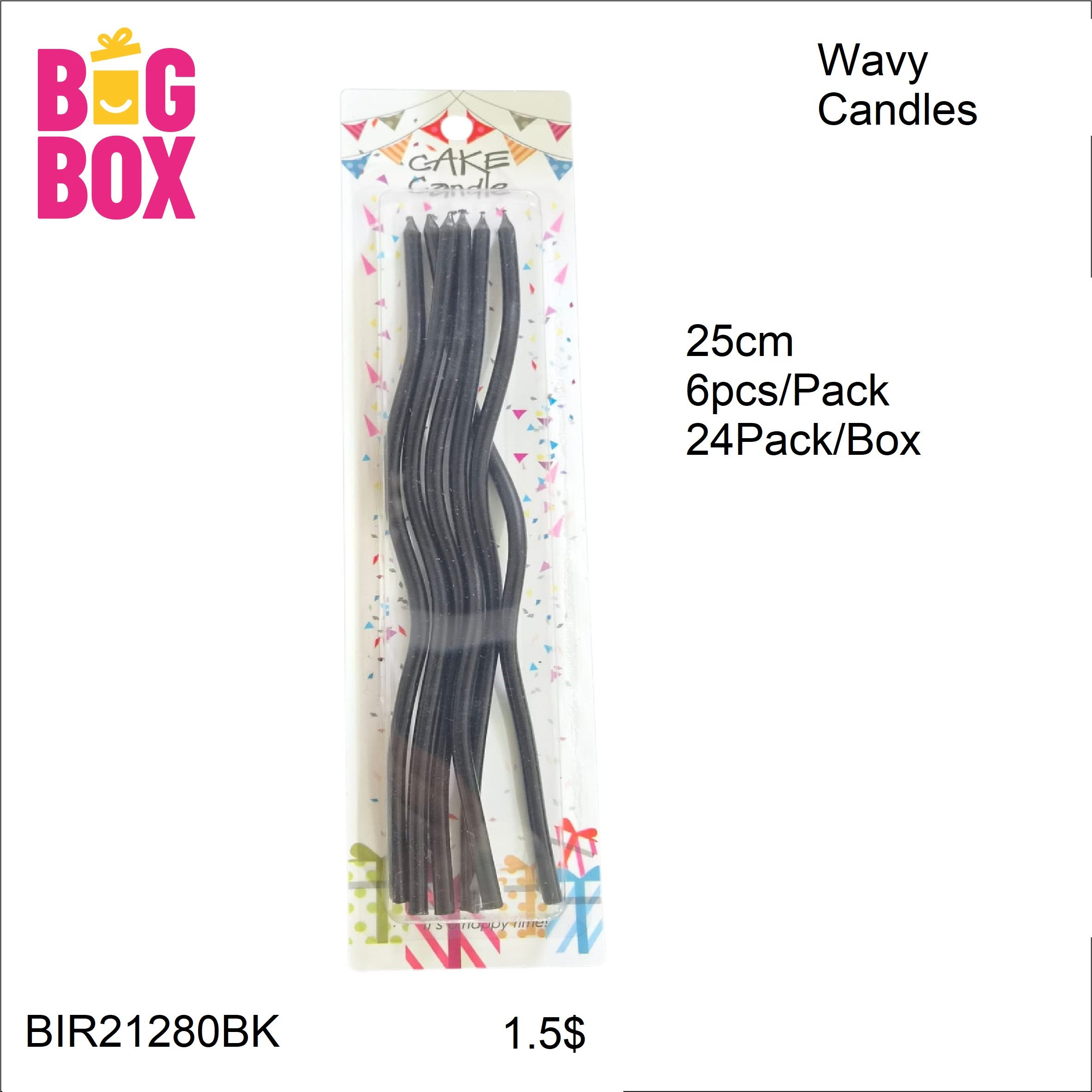 Stylish Magic Candles BIR21280BK