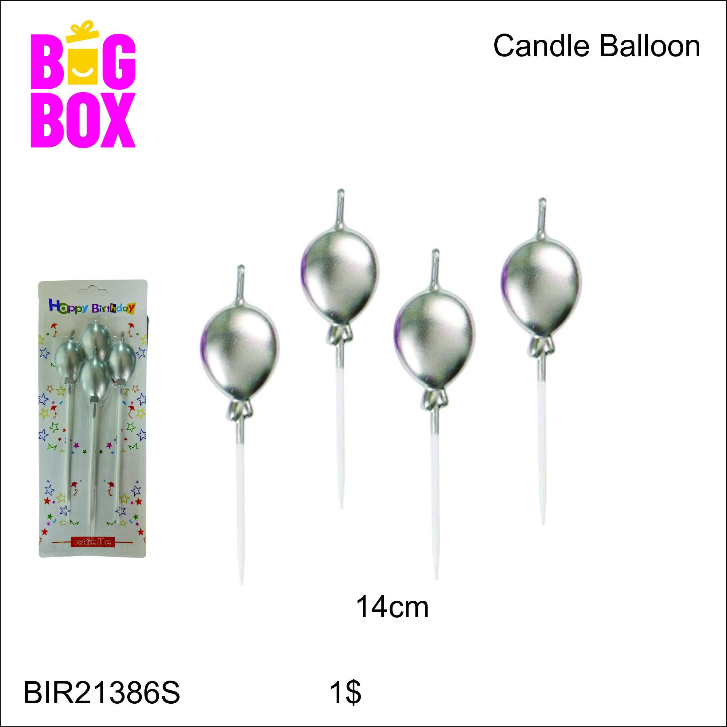 Stylish Magic Candles BIR21386S