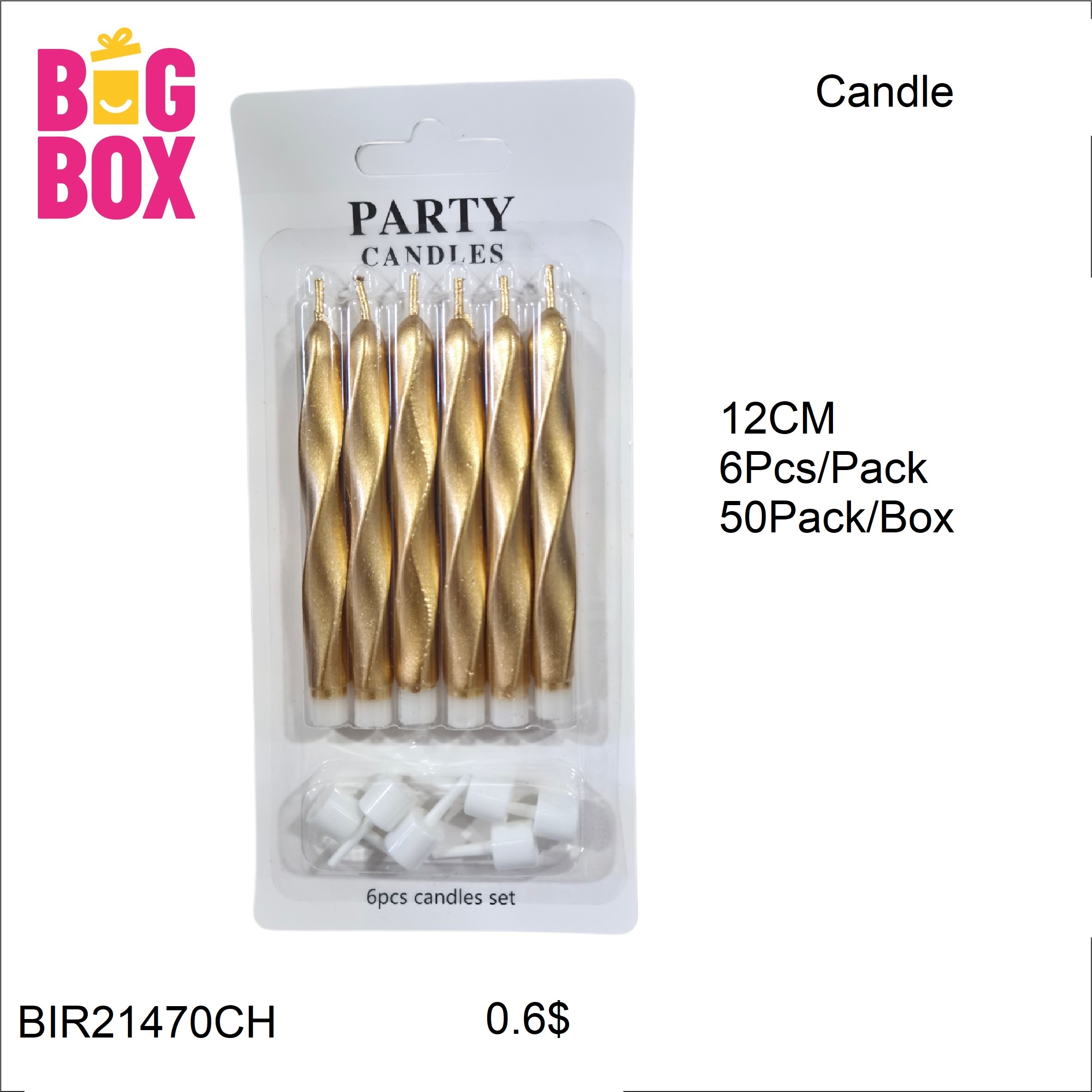 Stylish Magic Candles BIR21470CH