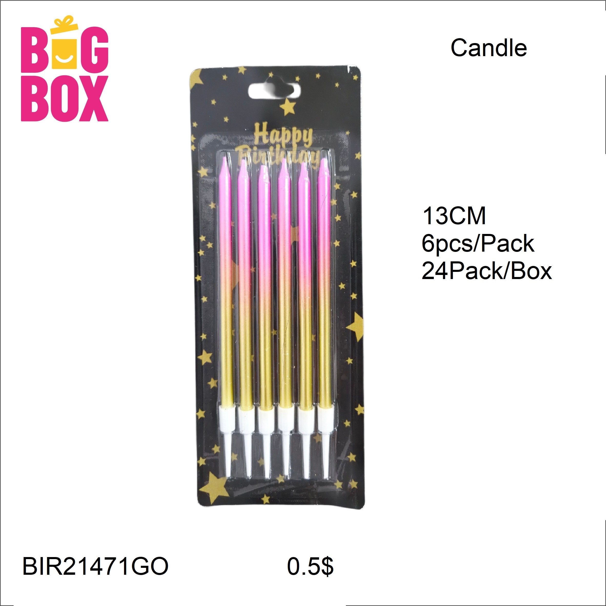 Stylish Magic Candles BIR21471GO