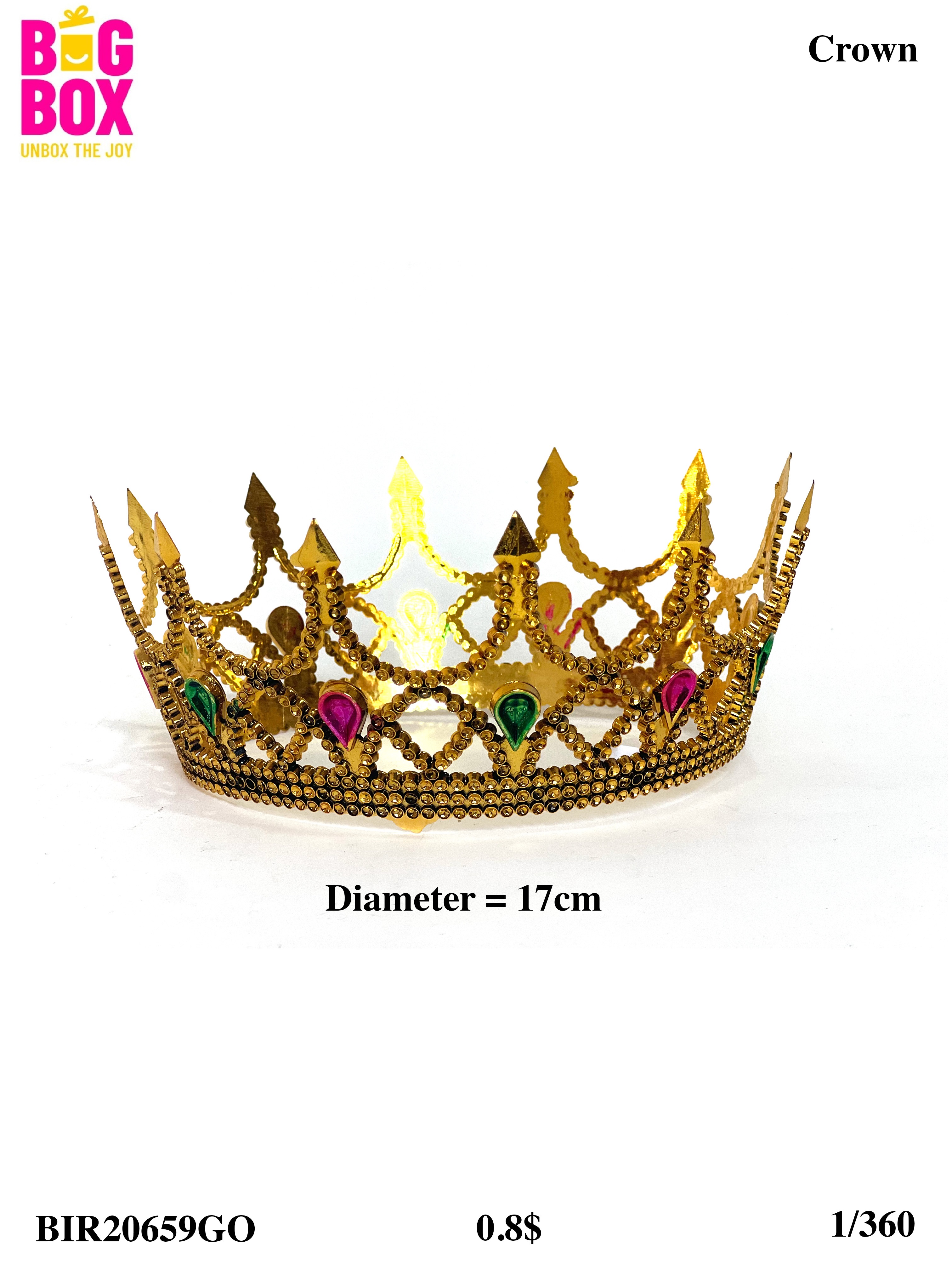 Crowns & Sticks BIR20659GO