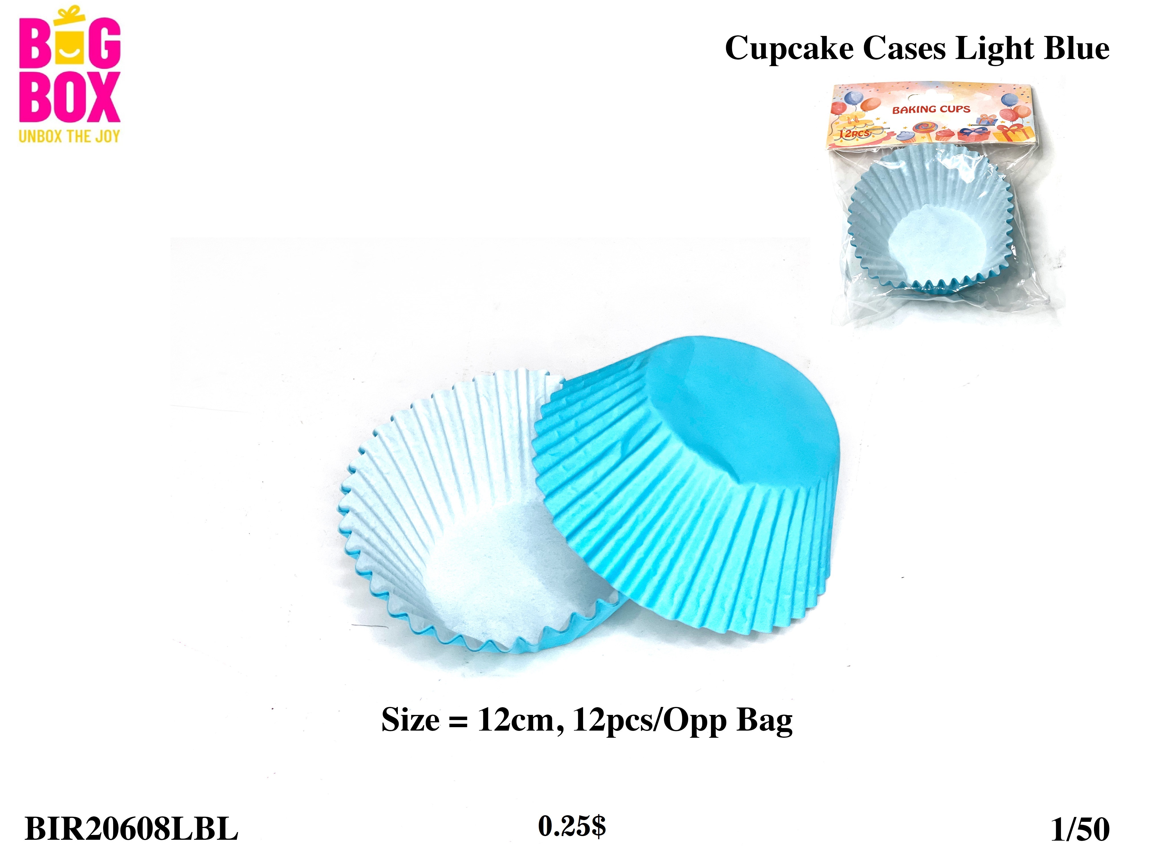 Cup-cake Cases BIR20608LBL