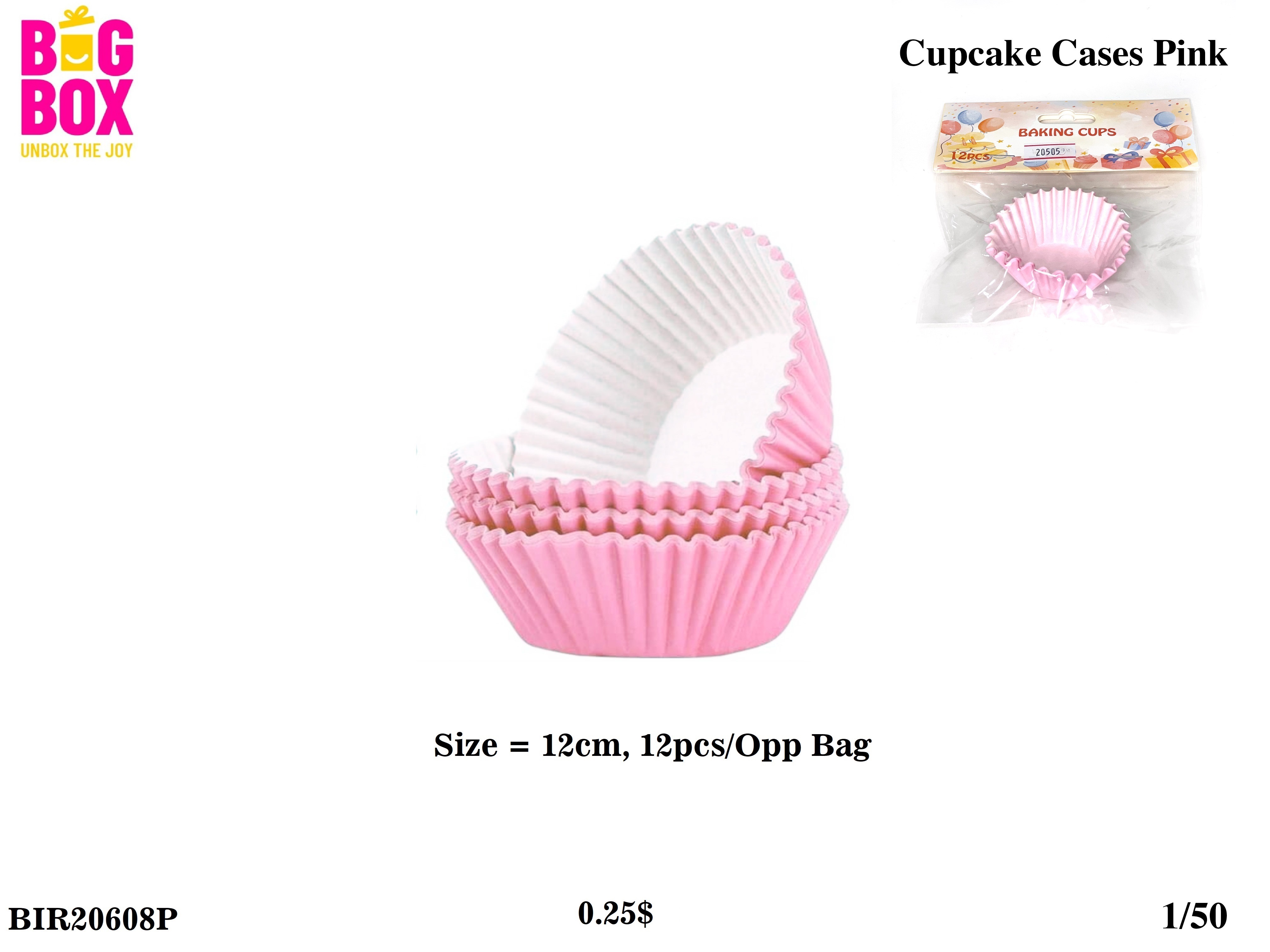 Cup-cake Cases BIR20608P