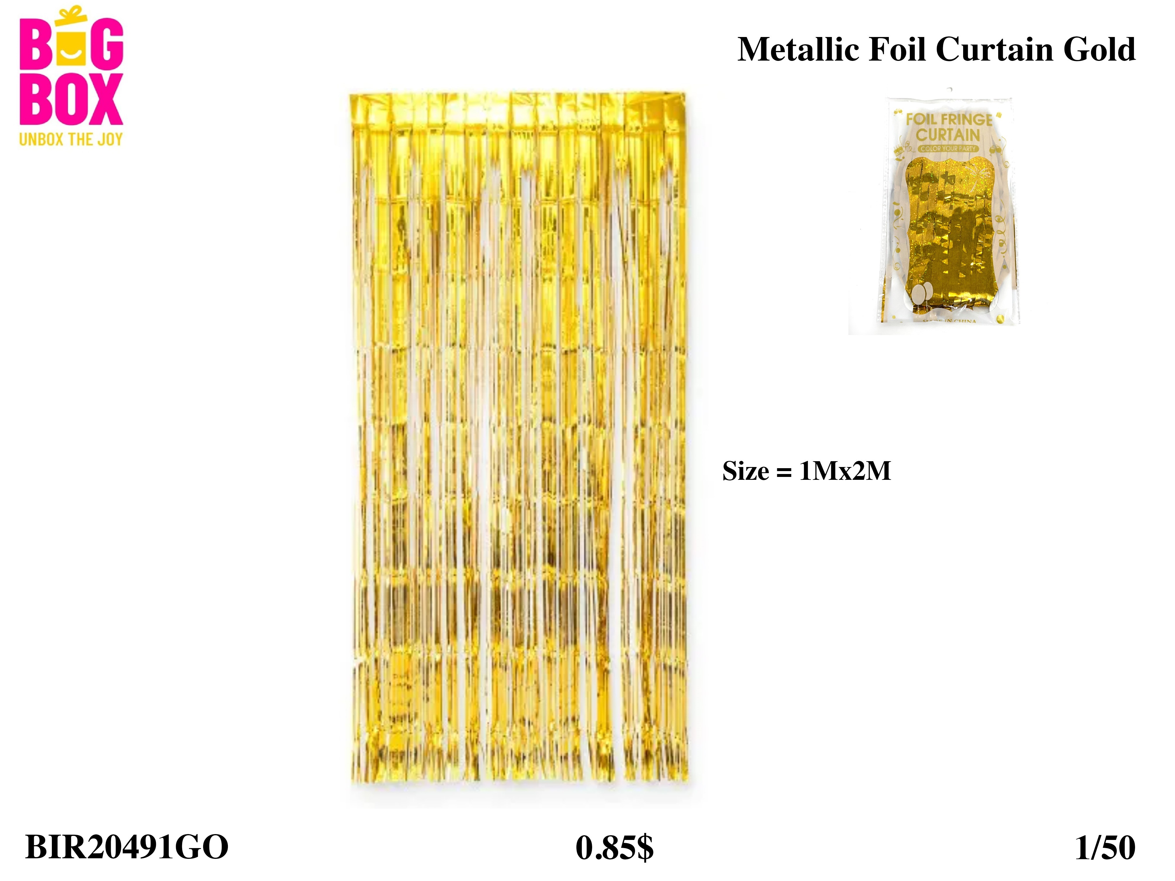 Foil Curtain BIR20491GO