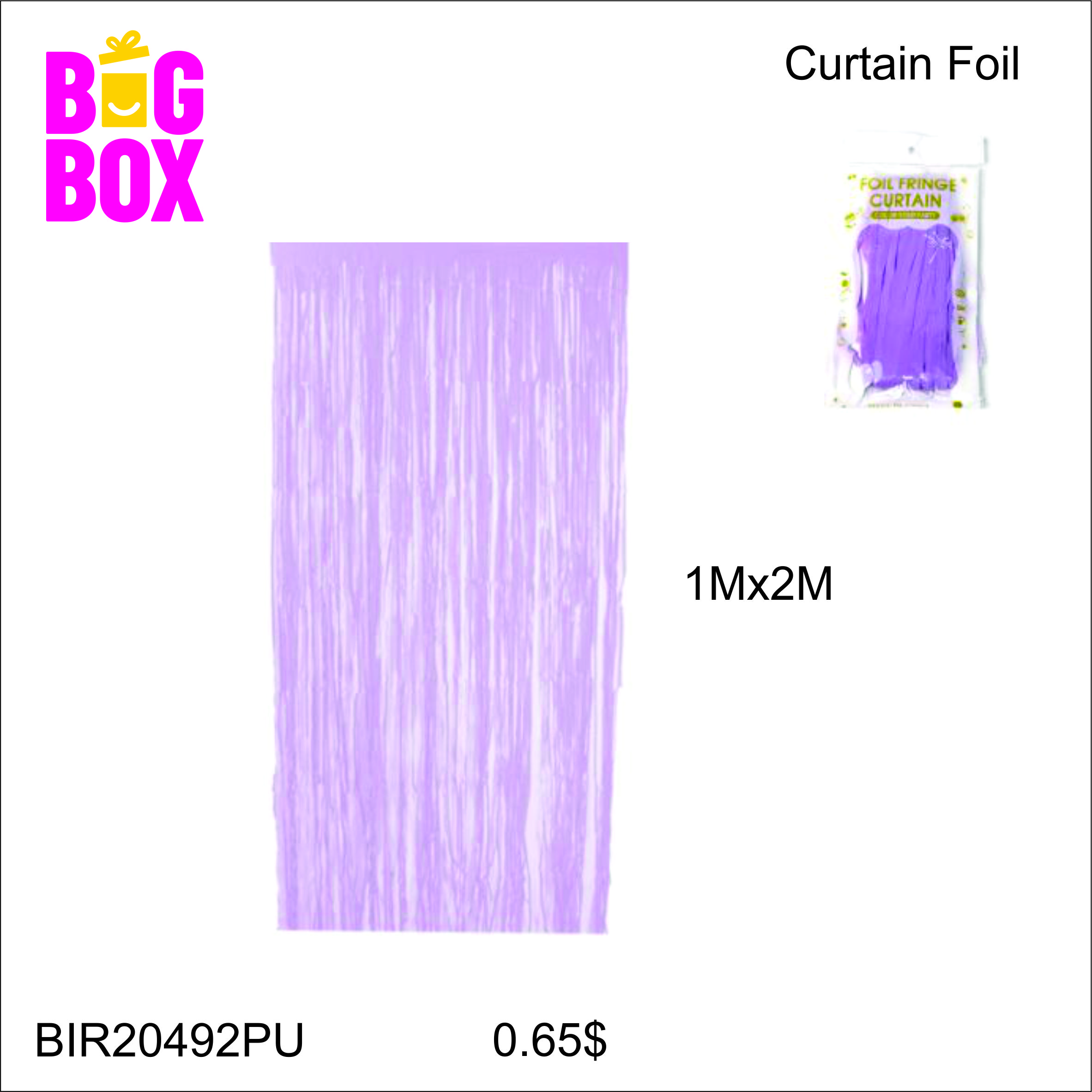 Foil Curtain BIR20492PU